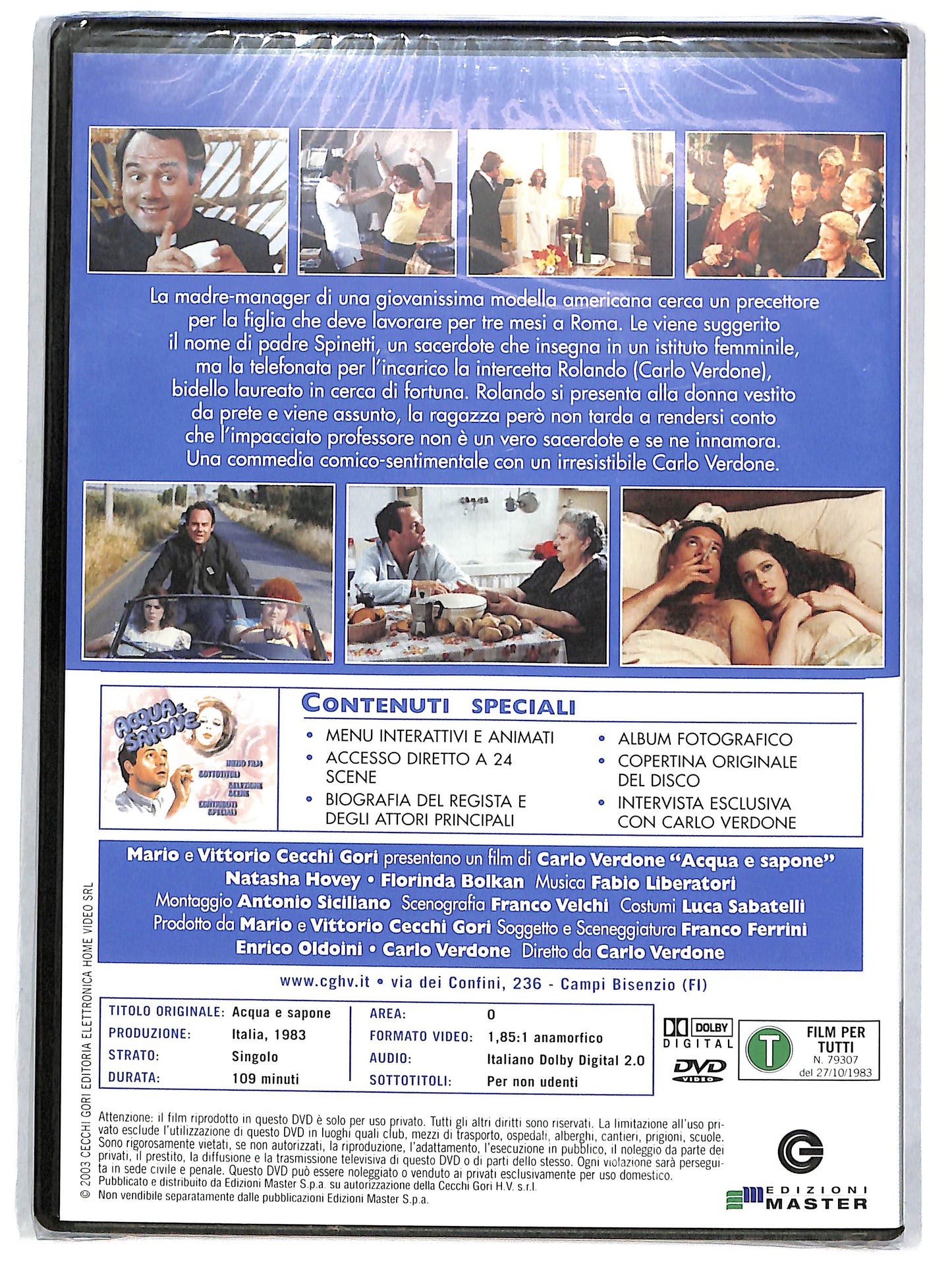 EBOND Acqua e sapone (Carlo Verdone Collection ) EDITORIALE DVD DB736331