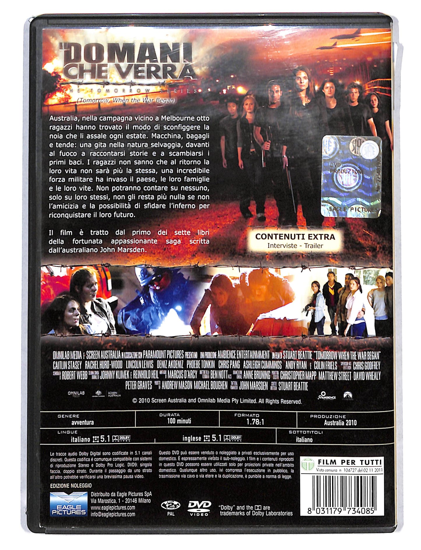 EBOND Il Domani che verra NOLEGGIO DVD DB736335