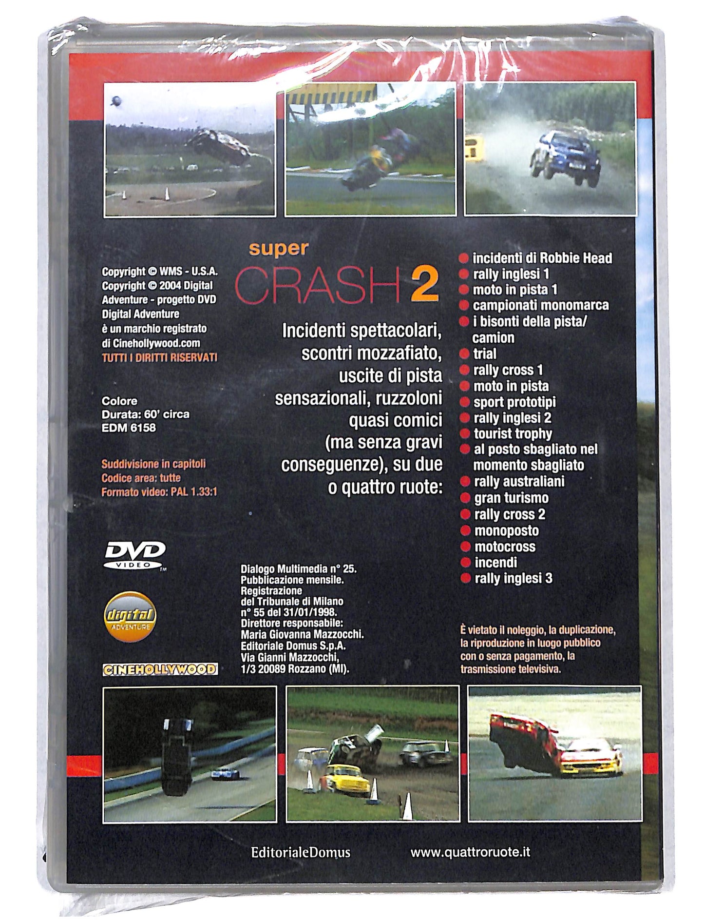 EBOND Quattroruote Motor Show Super Crash 2 EDITORIALE DVD DB736340