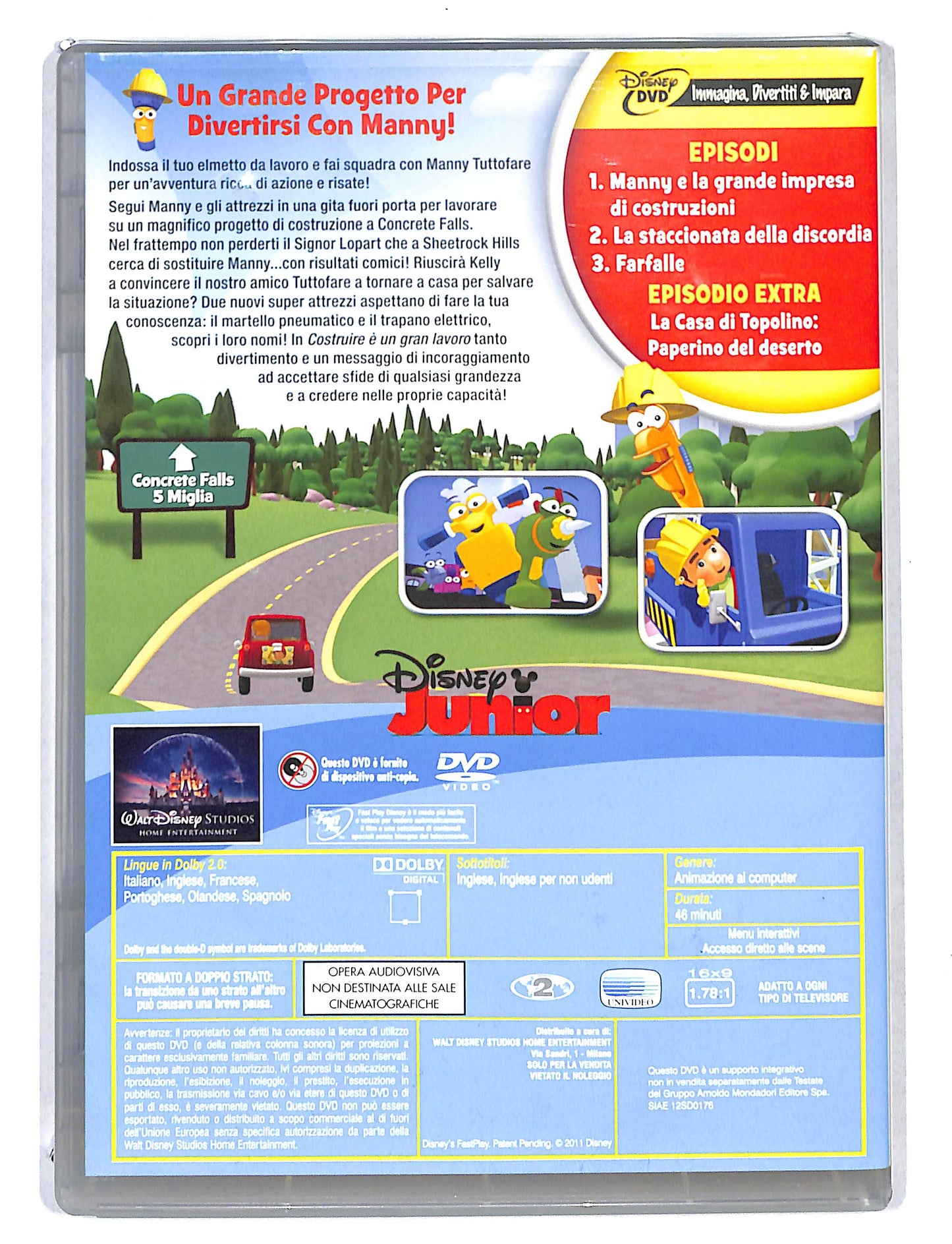 EBOND Manny Tuttofare costruire e un gran lavoro EDITORIALE DVD DB736603