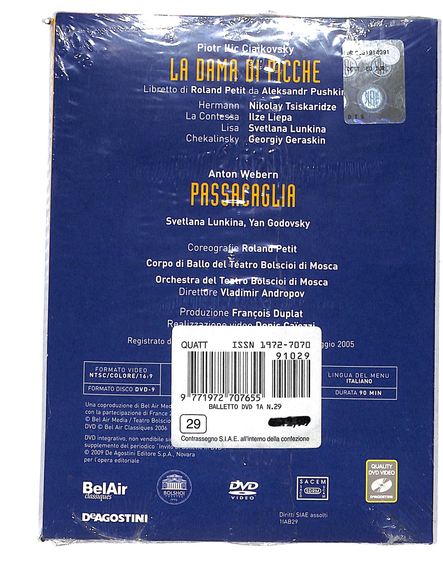 EBOND Invito al balletto vol.29 la dama di picche - passacaglia DVD DB736609