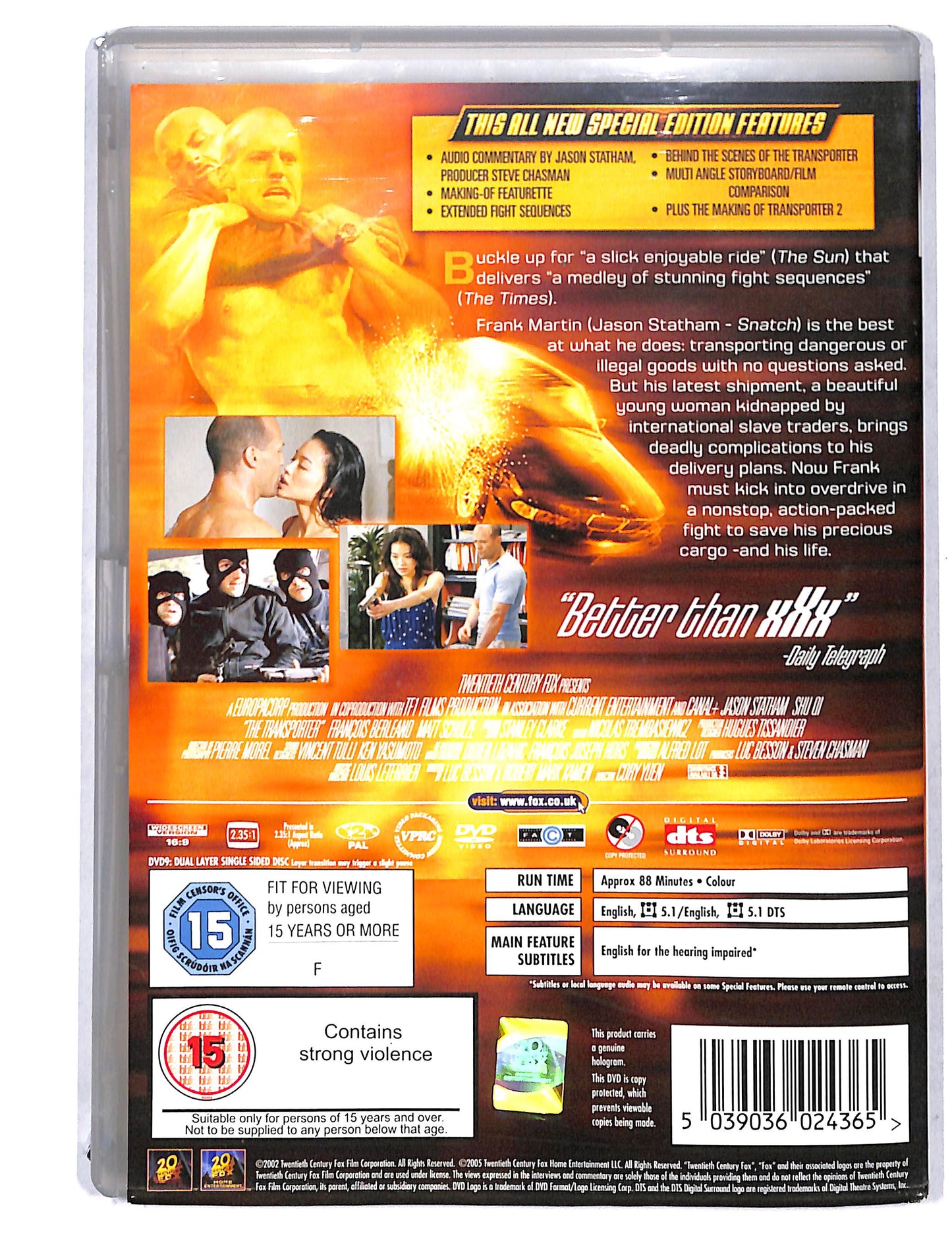 EBOND The Transporter Special Edition DVD DB736636