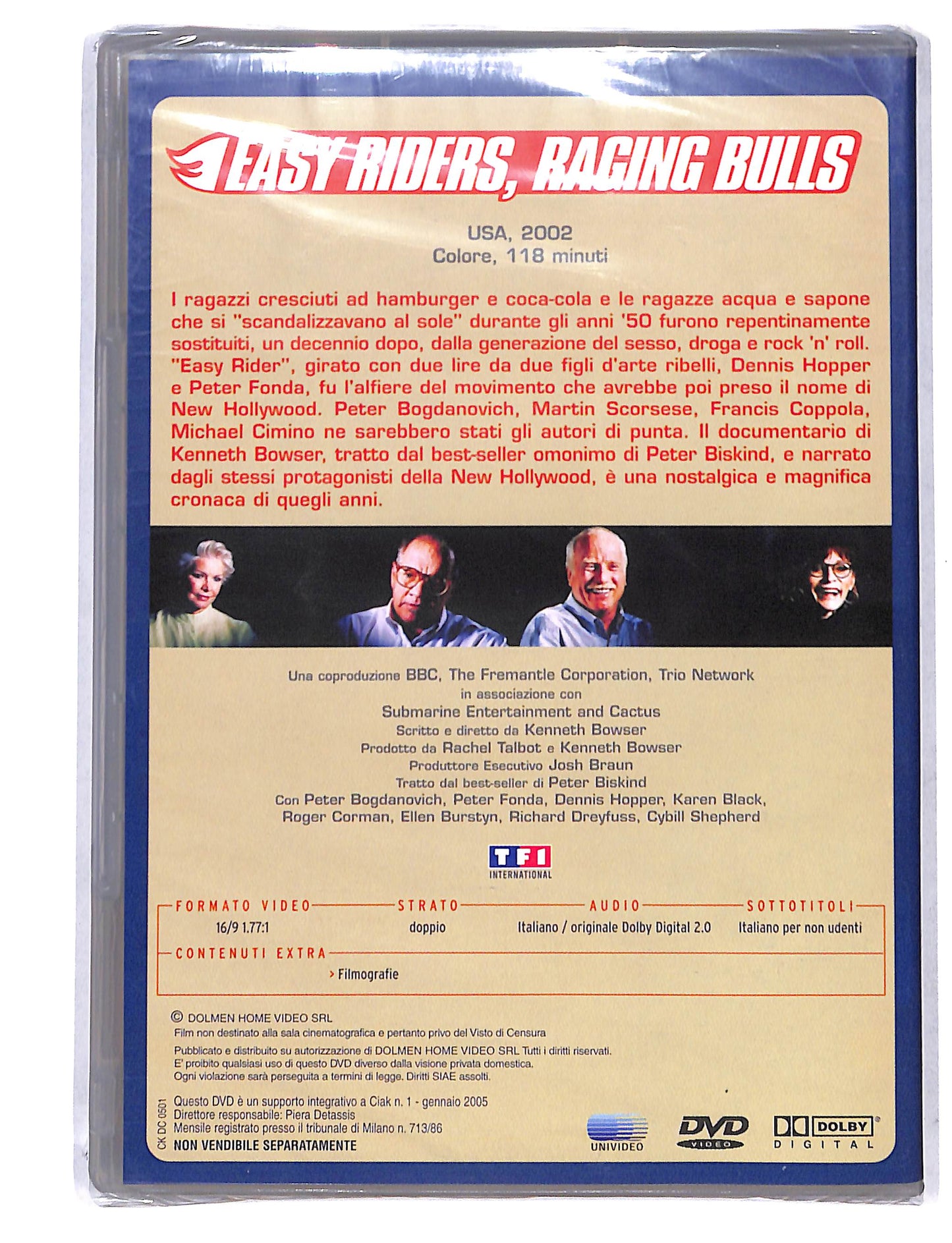 EBOND Easy Riders Raging Bulls EDITORIALE DVD DB736641