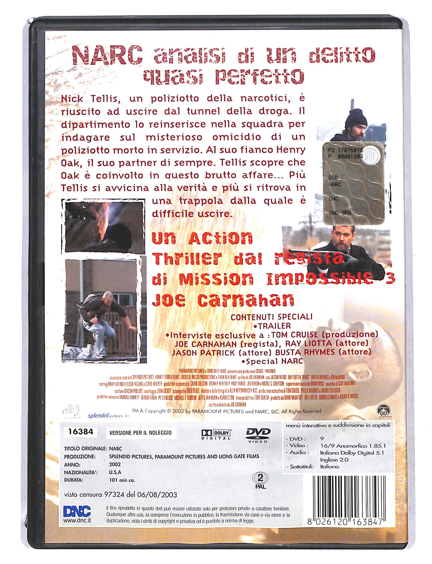 EBOND Narc analisi di un delitto NOLEGGIO DVD DB736657