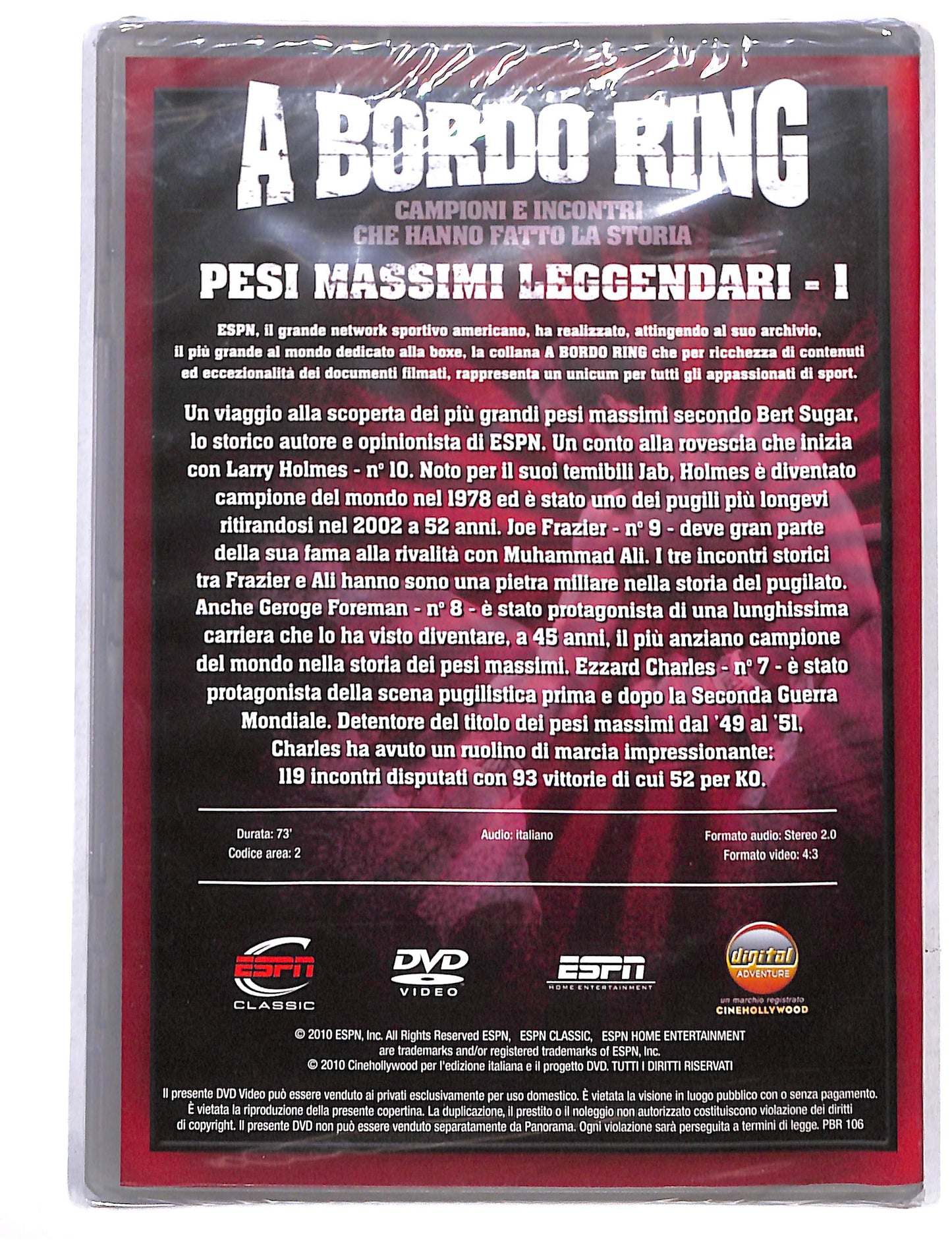 EBOND A Bordo Ring pesi massimi leggendari - parte I DVD DB736811