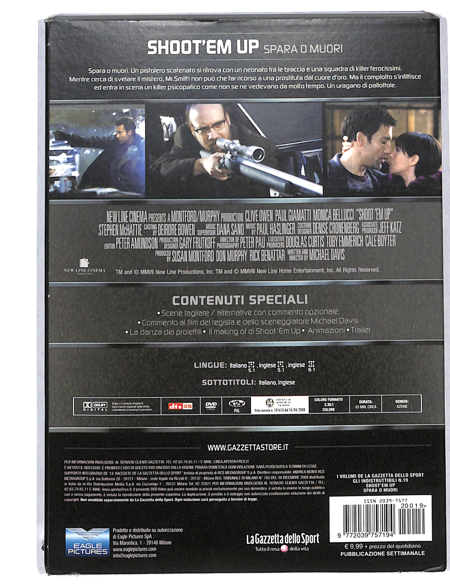EBOND Shoot'em up spara o muori EDITORIALE DVD DB737102