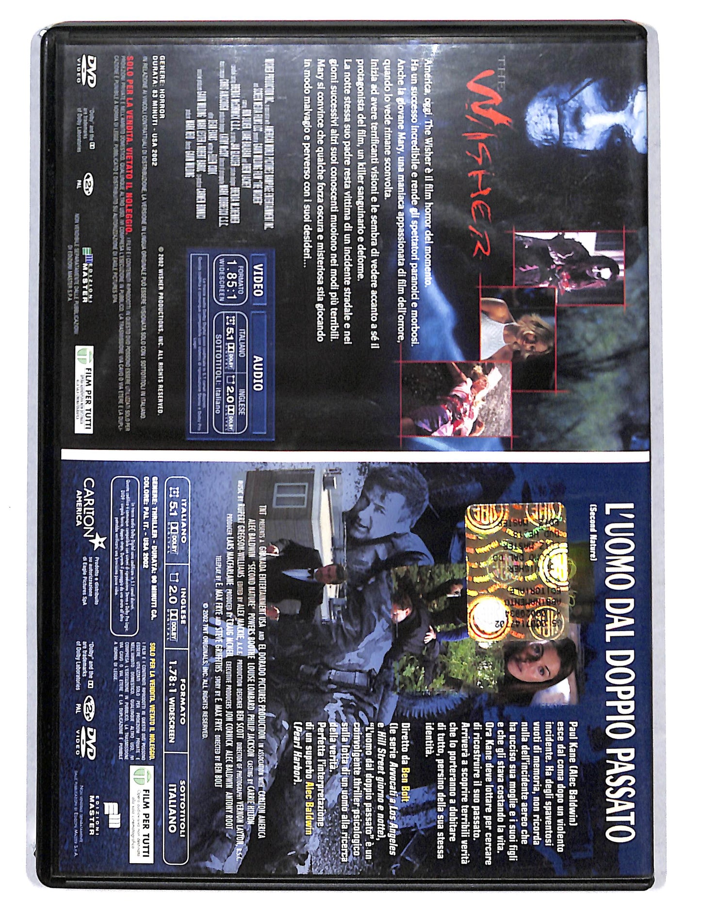 EBOND L'uomo dal doppio passato - Wisher EDITORIALE DVD DB737134