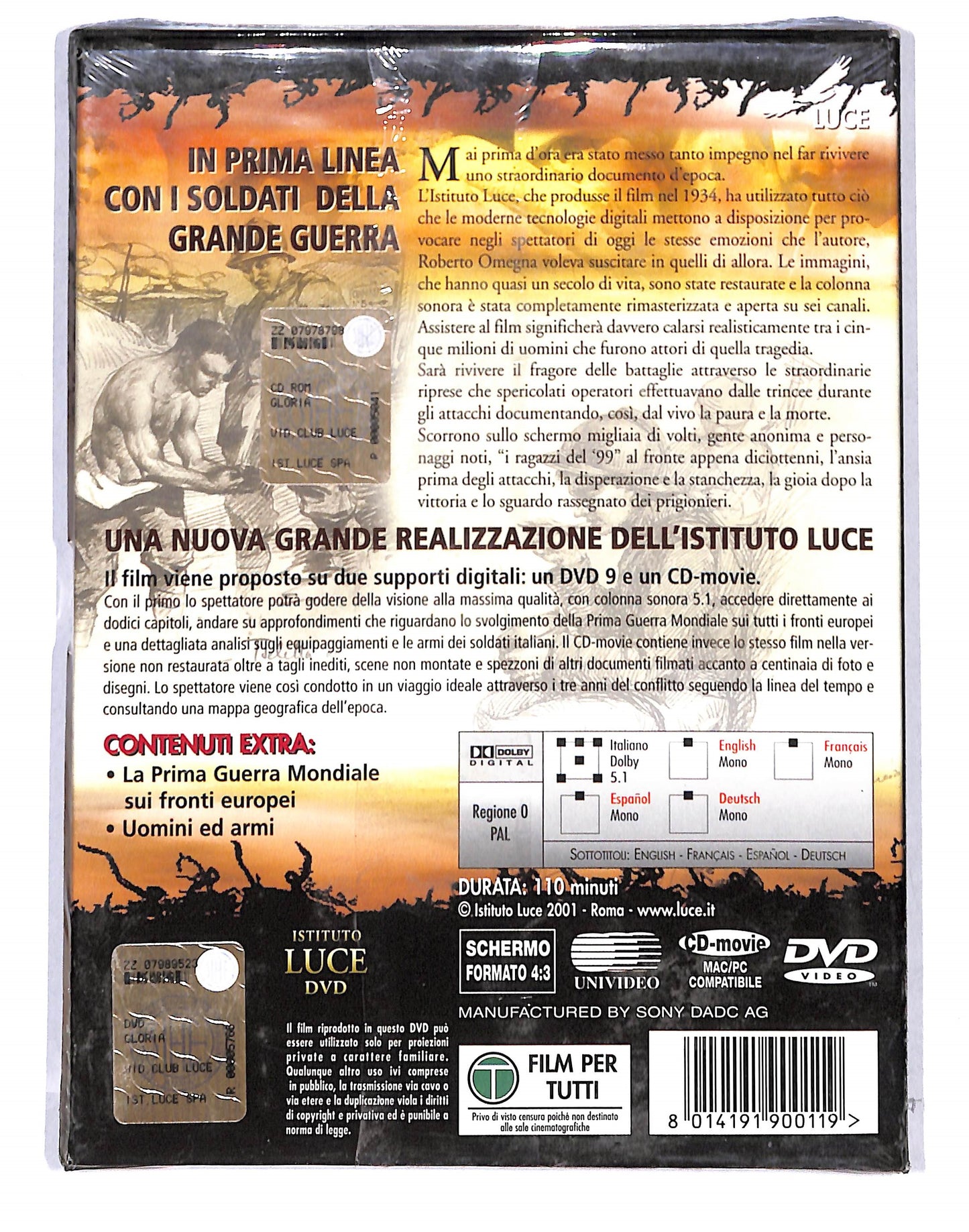 EBOND Gloria la grande guerra DVD DB737316