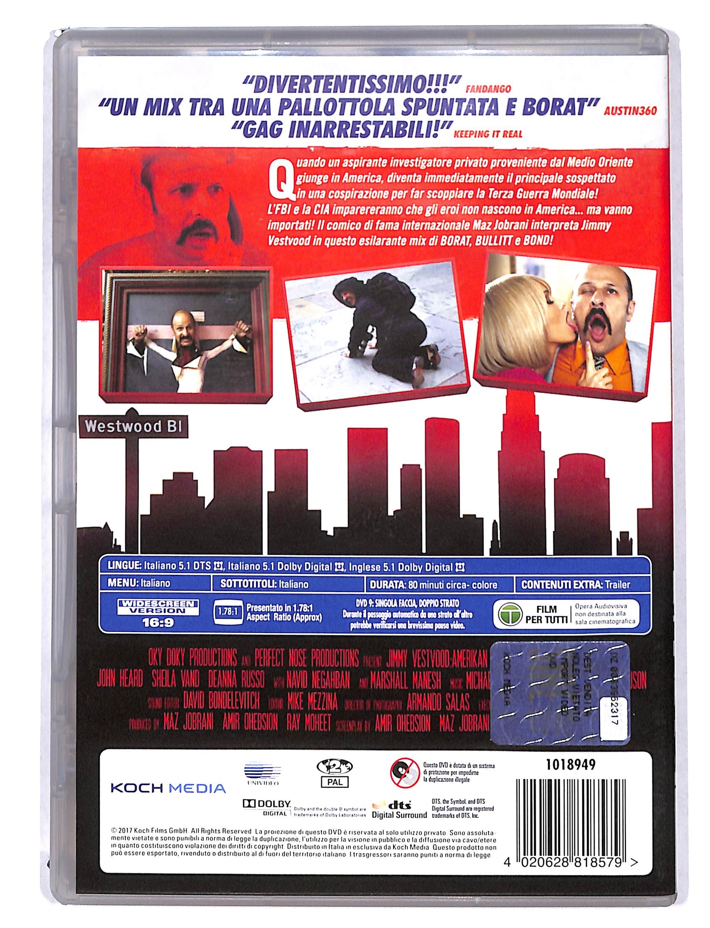 EBOND Jimmy Vestvood Benvenuti in America DVD DB737333