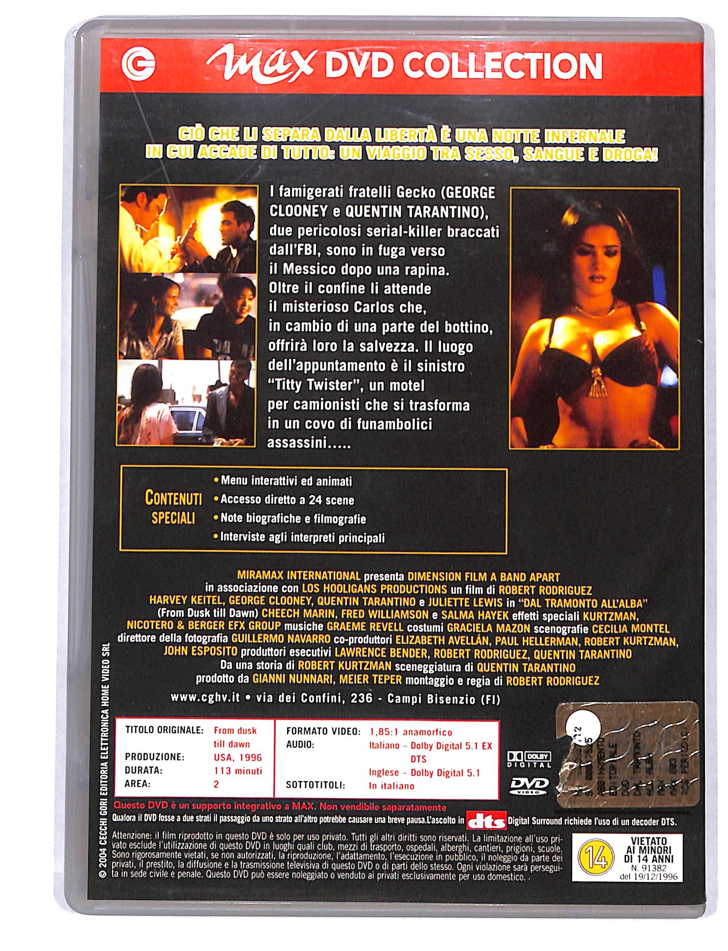 EBOND Dal Tramonto all'alba EDITORIALE DVD DB737337