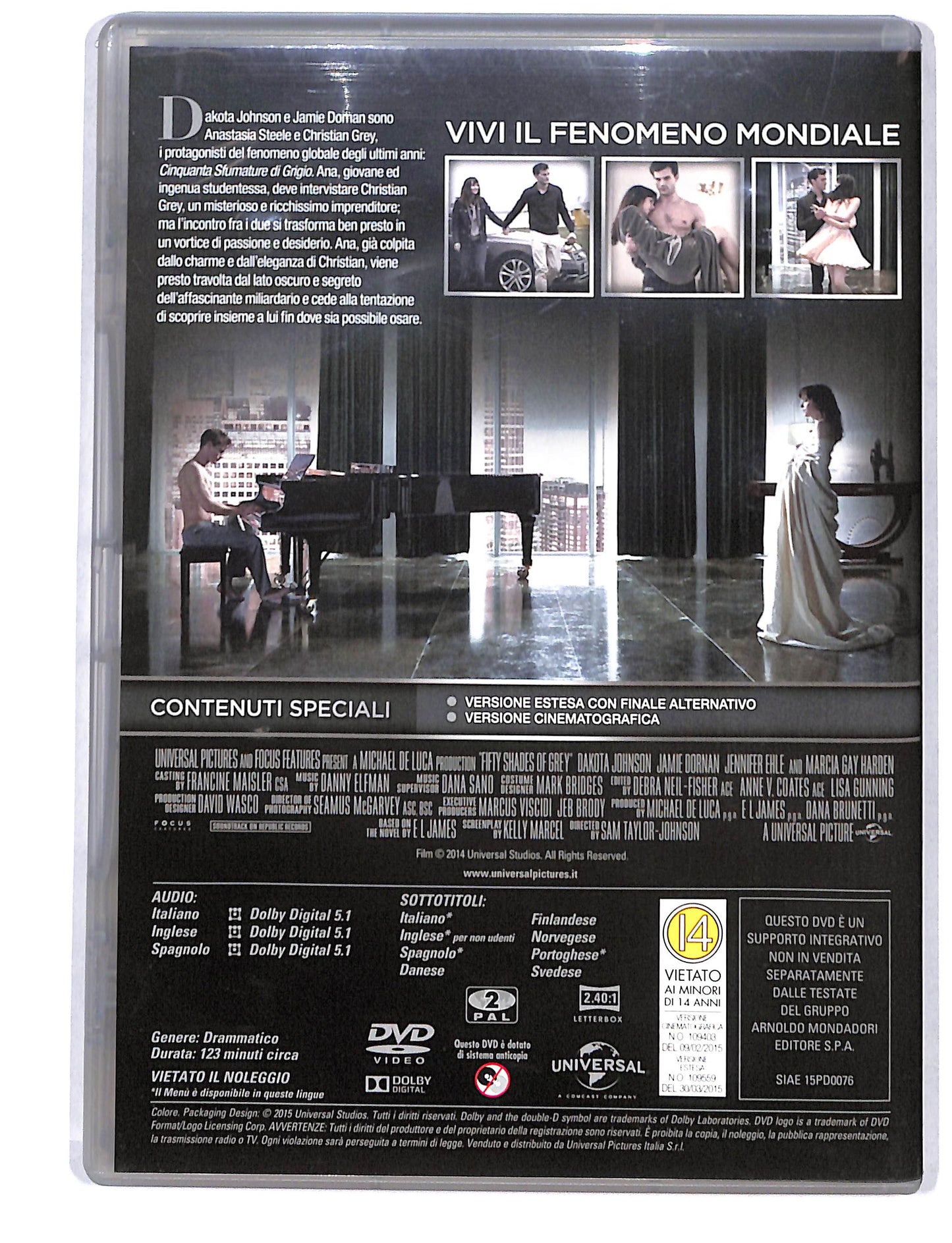 EBOND Cinquanta sfumature di Grigio - Versione estesa DVD DB737362