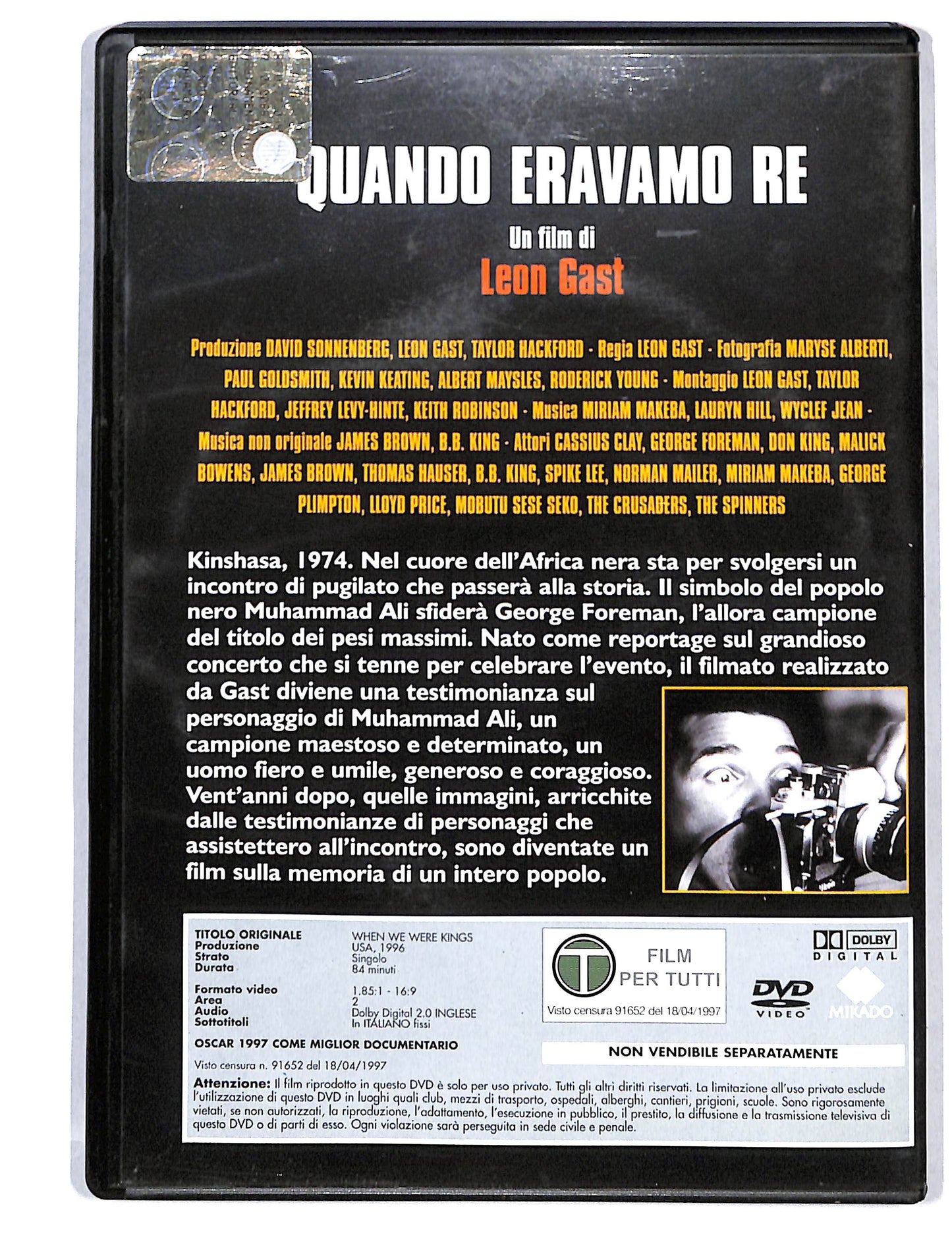 EBOND Quando eravamo re EDITORIALE DVD DB738309