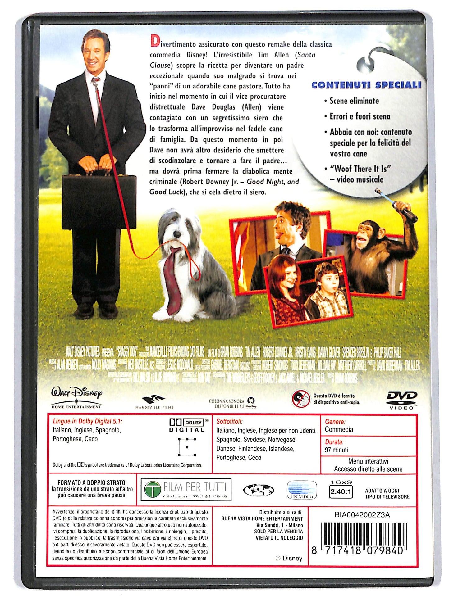 EBOND Shaggy Dog - Papa Che Abbaia... Non Morde NOLEGGIO DVD DB738647