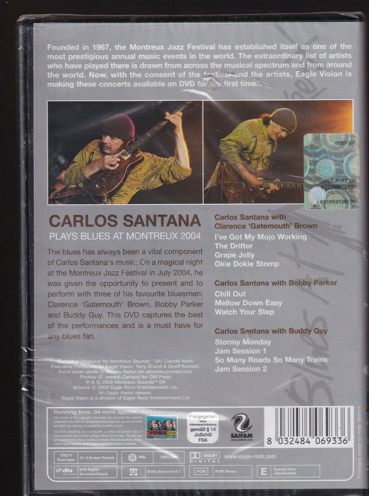 EBOND Carlos Santana Plays Blues At Montreaux DVD DB738838