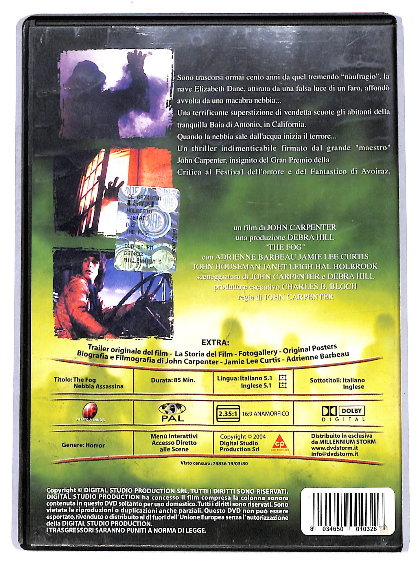 EBOND The Fog - Nebbia assassina DVD DB738841