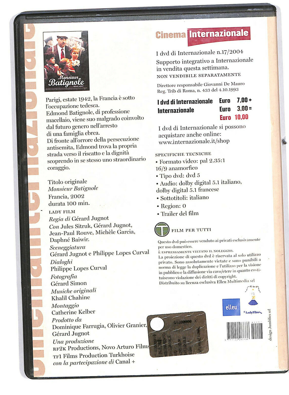 EBOND Monsieur Batignole DVD DB739131