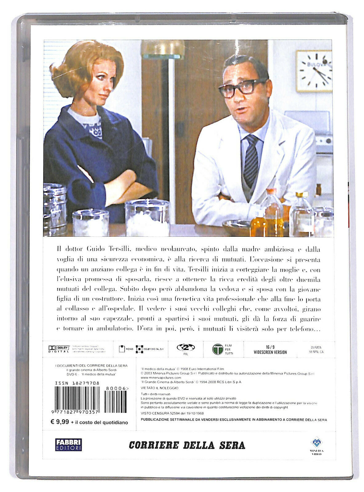 EBOND Il Medico Della Mutua - Alberto Sordi Editoriale DVD DB739147