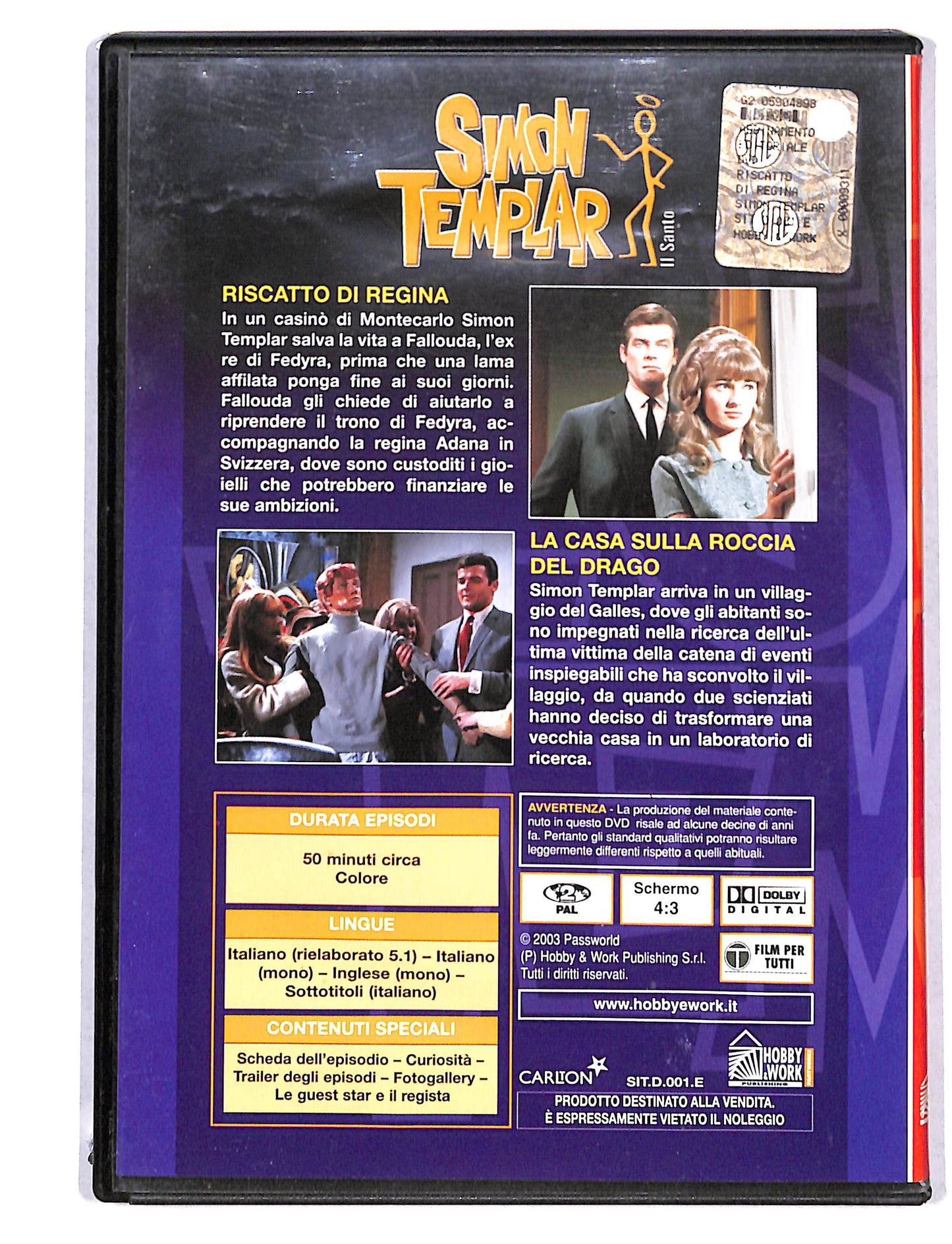 EBOND Simon Templar vol. 1 il santo EDITORIALE DVD DB739307