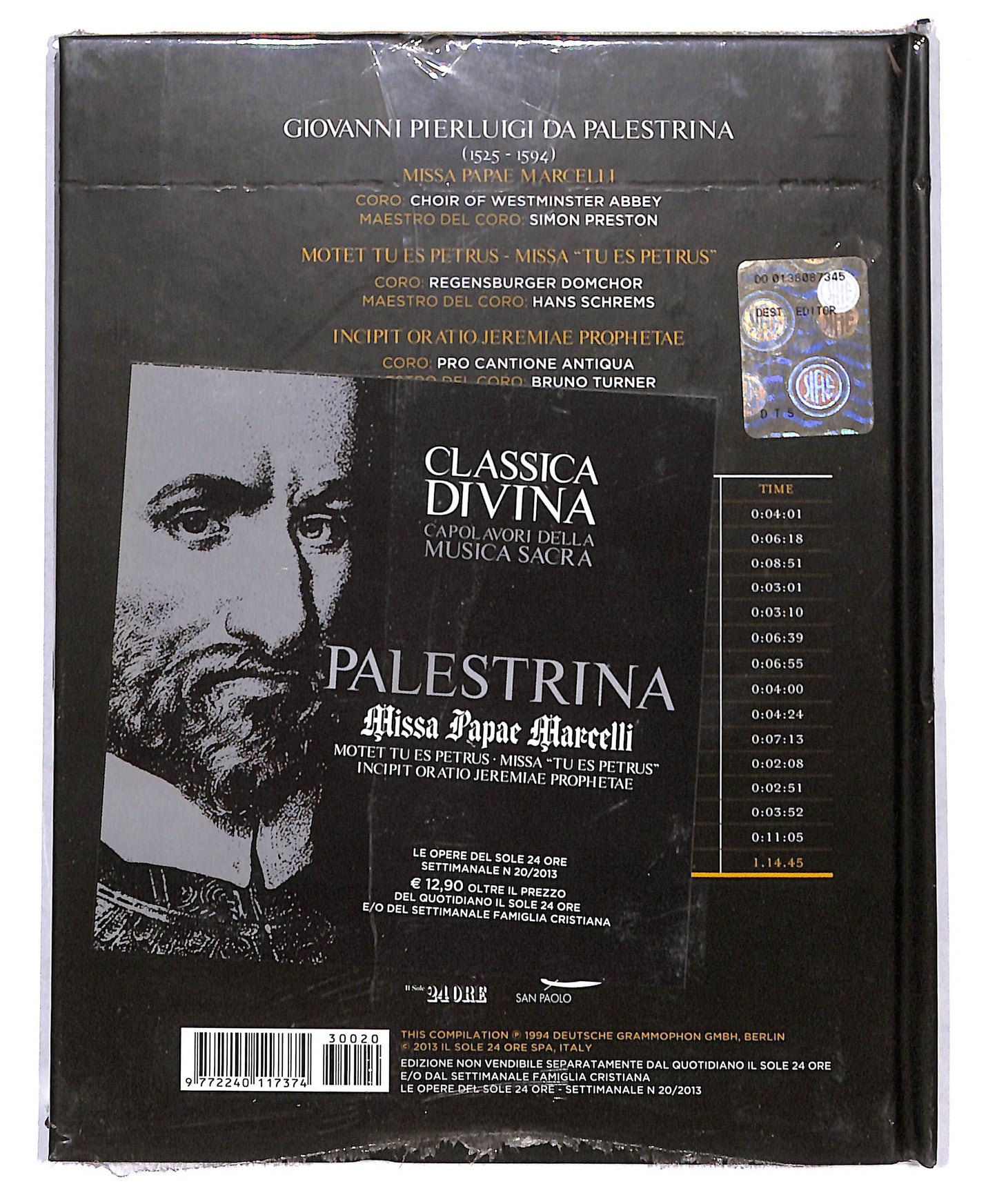 EBOND Classica Divina - Palestrina missa papae marcelli DVD DB739321