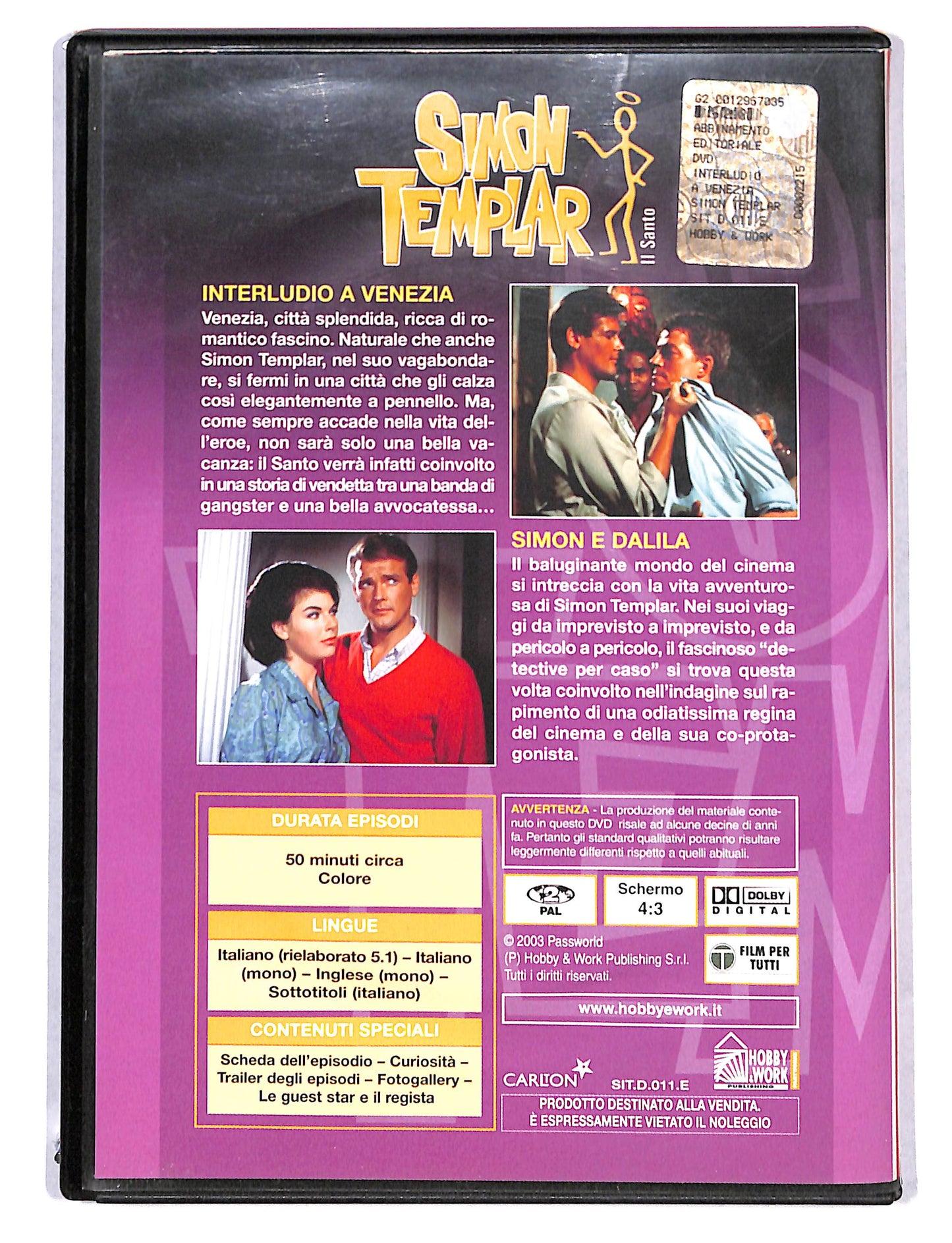 EBOND Simon Templar vol.11 EDITORIALE DVD DB739329