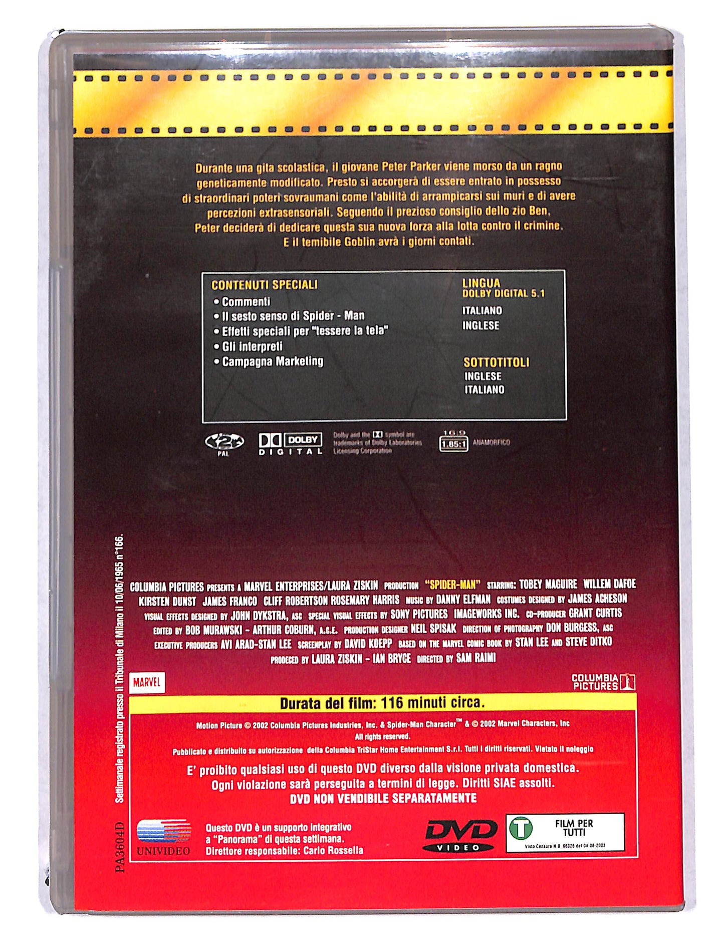 EBOND Spider-man EDITORIALE DVD DB739342