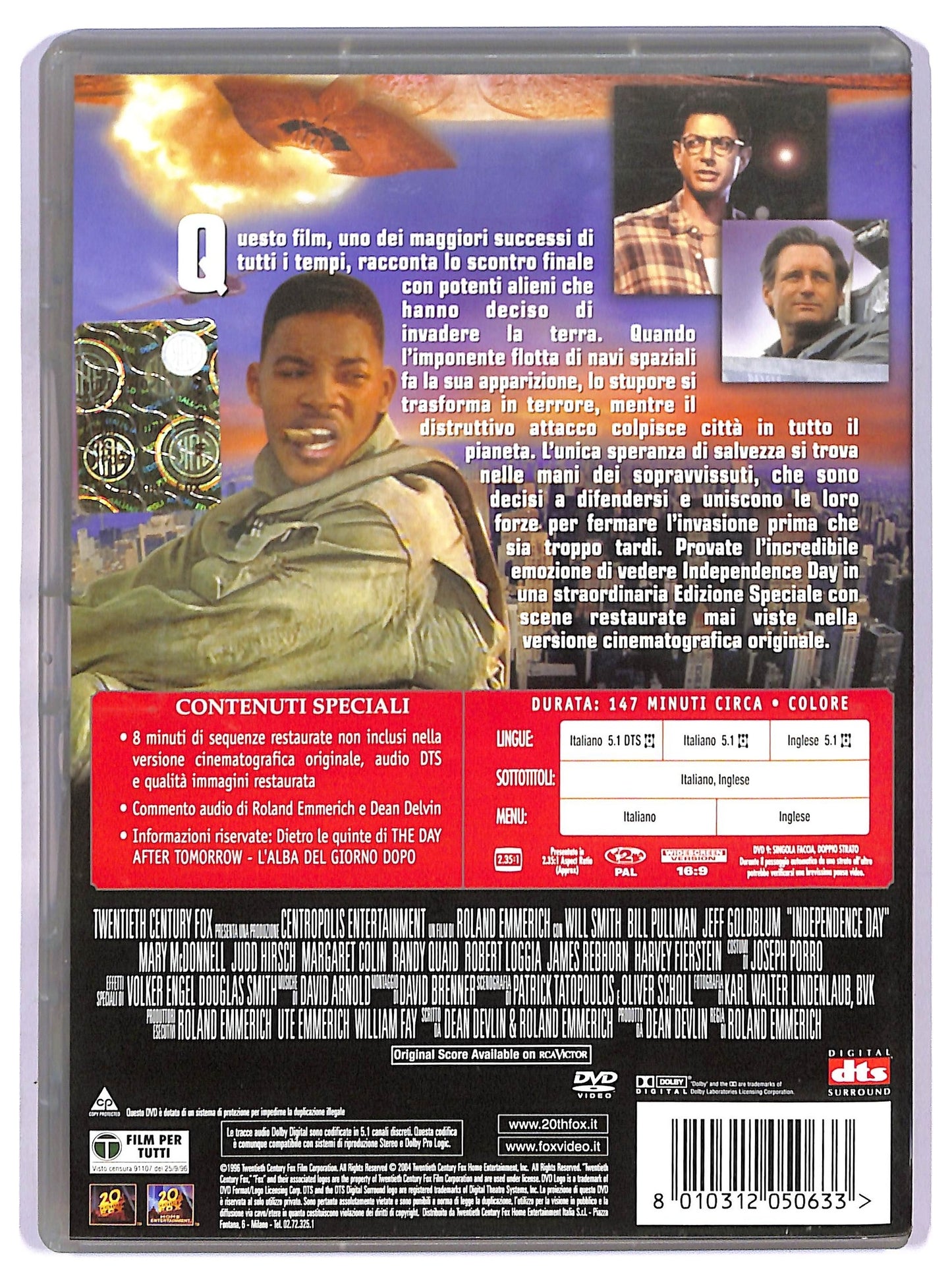 EBOND Independence Day Versione Estesa DVD DB739539