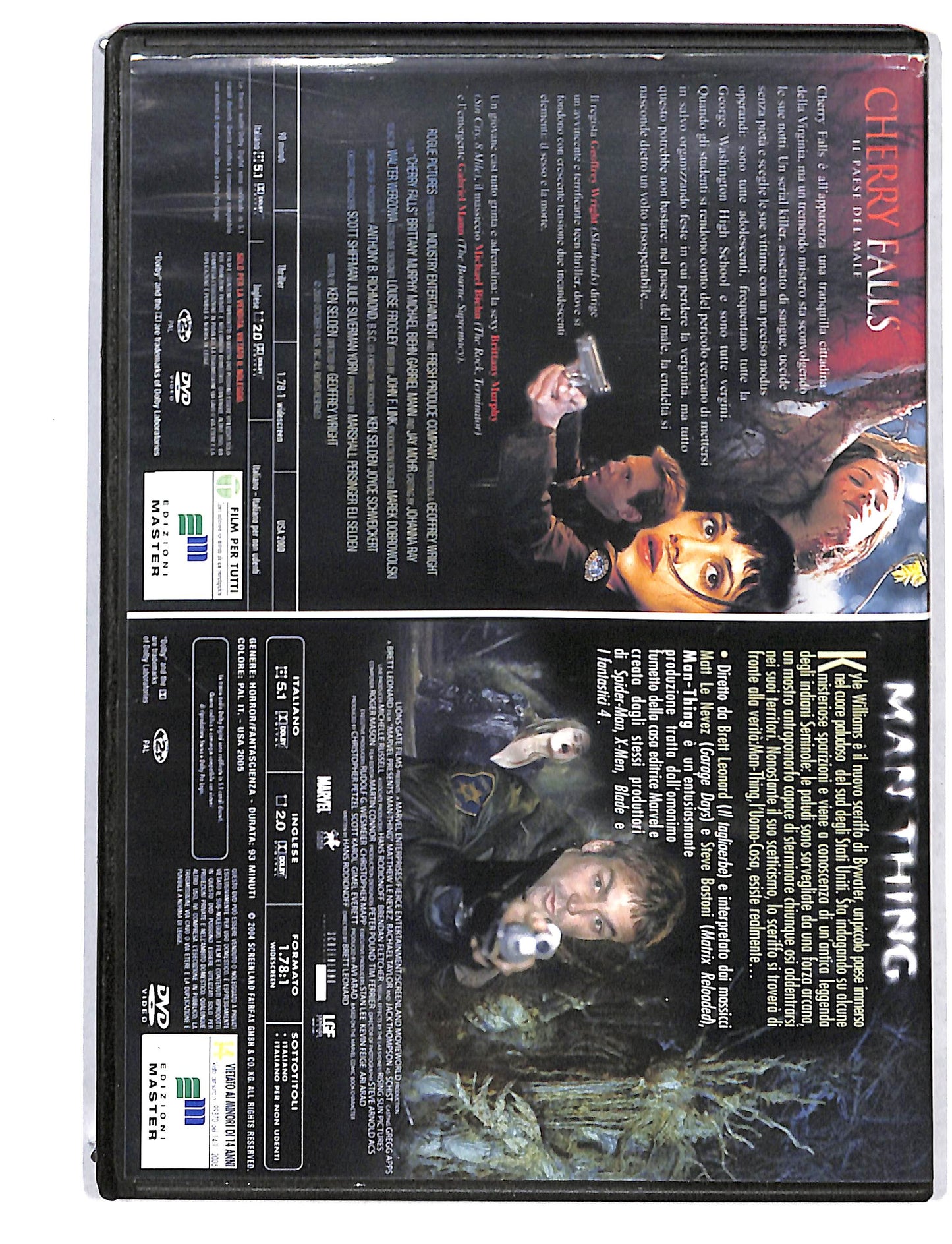 EBOND Man Thing - Cherry Falls - 2 film EDITORIALE DVD DB740133