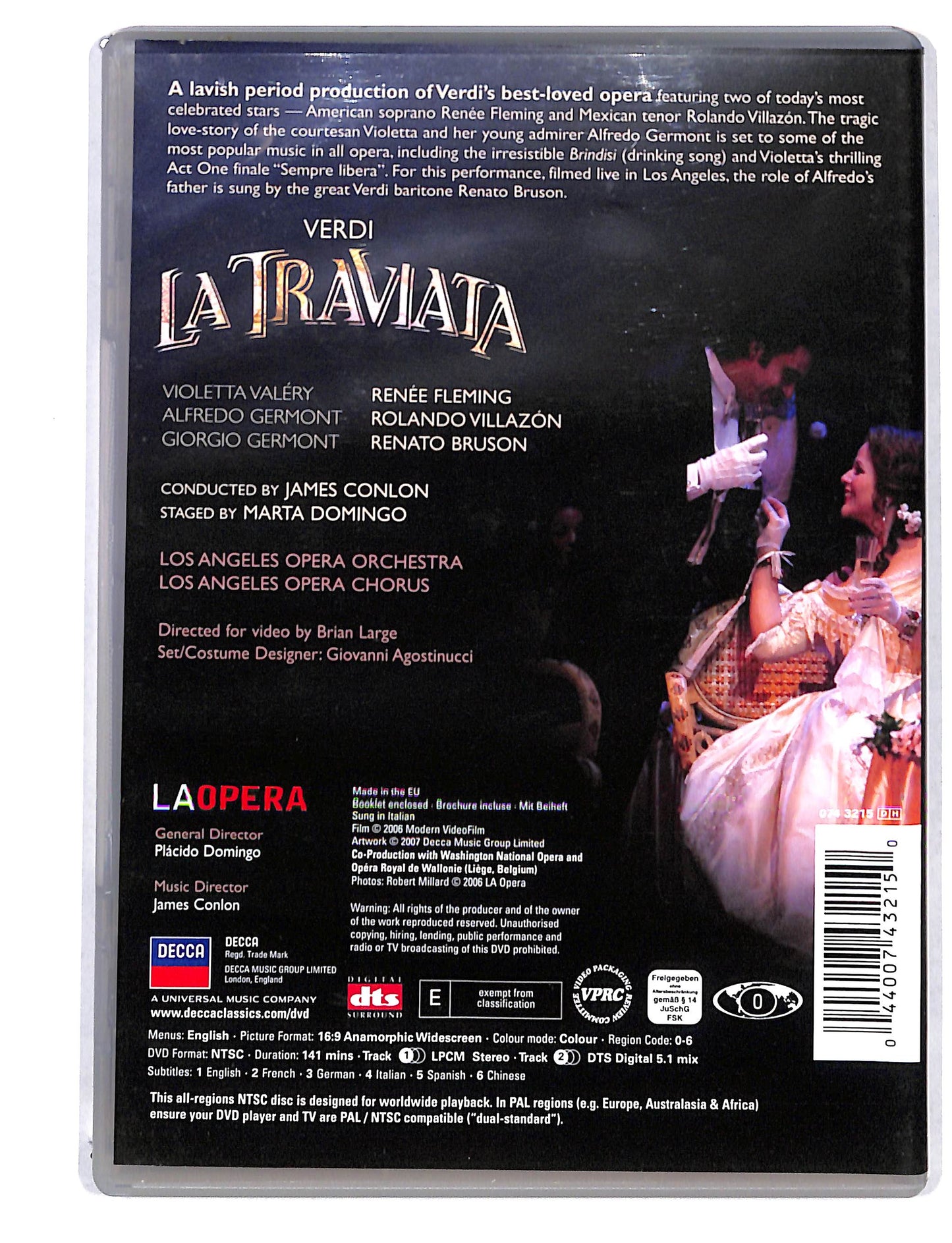EBOND Verdi La Traviata Fleming Villazon DVD DB740141