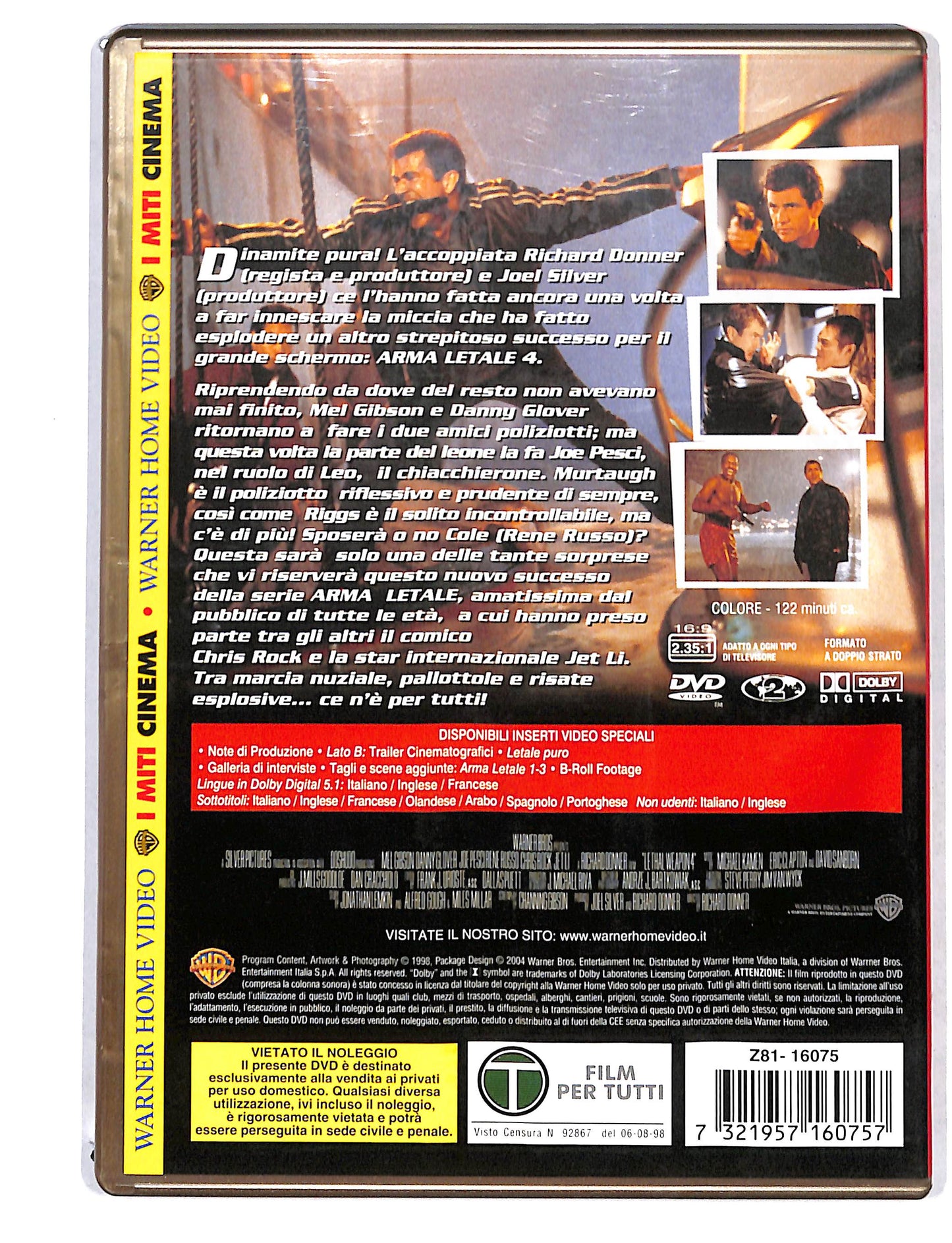 EBOND Arma Letale 4 - i miti del cinema DVD DB740147