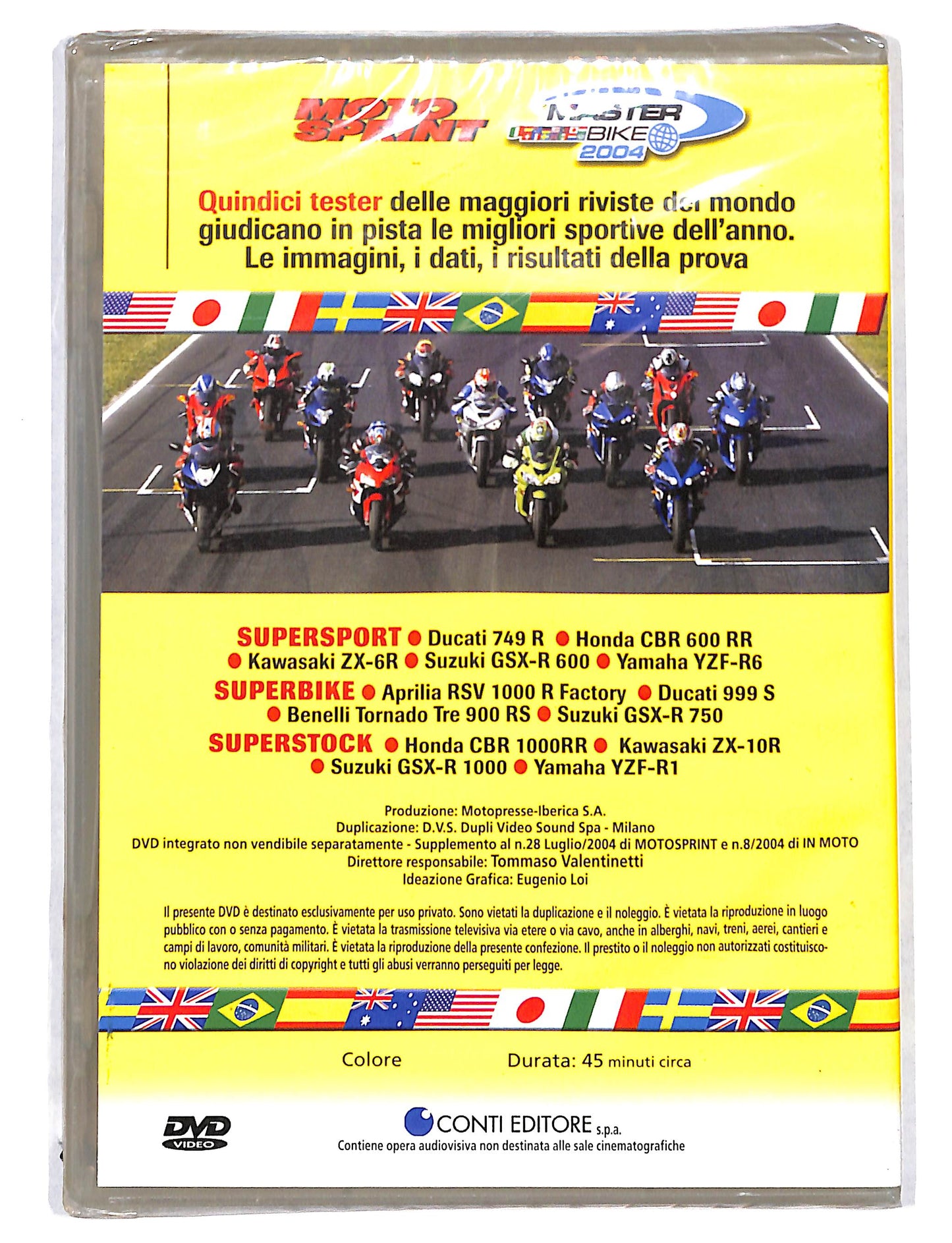 EBOND Motosprint Master bike 2004 EDITORIALE DVD DB740163
