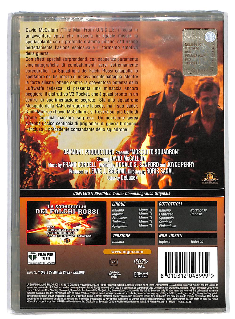 EBOND La Squadriglia Dei Falchi Rossi DVD DB740343