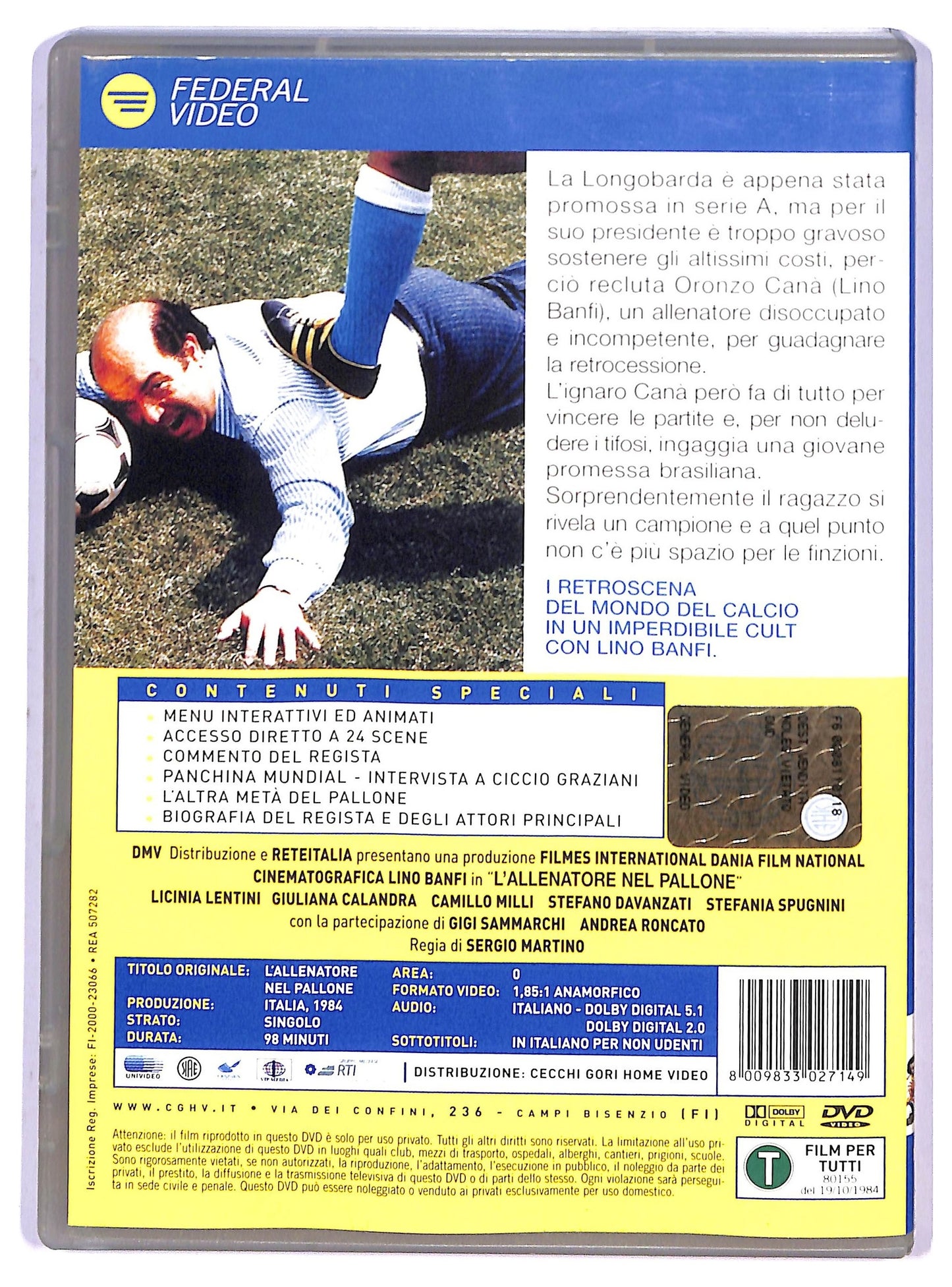EBOND L'allenatore nel pallone DVD DB740625