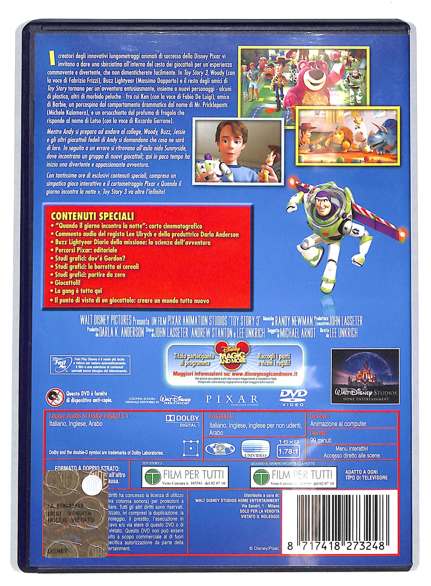 EBOND Toy story 3 - La grande fuga NOLEGGIO DVD DB741102