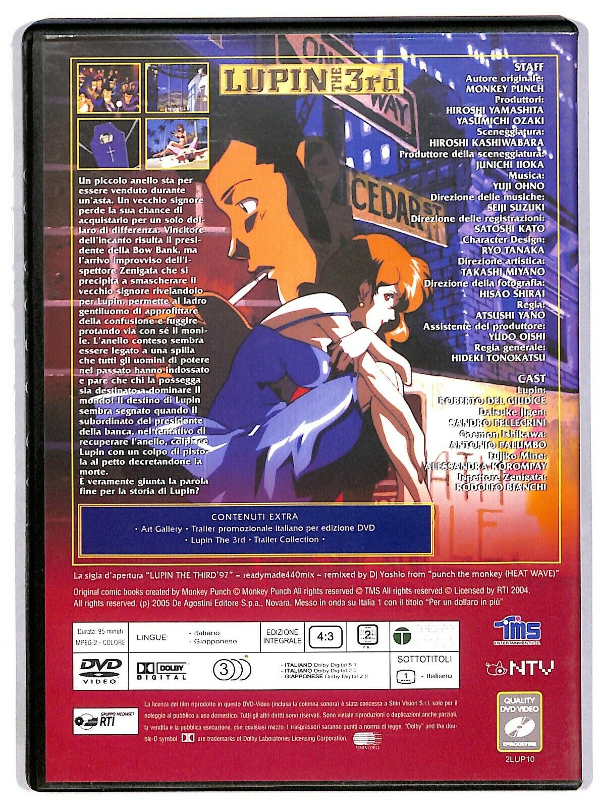 EBOND Lupin The 3rd. $ 1 Money Wars Editoriale DVD DB741110