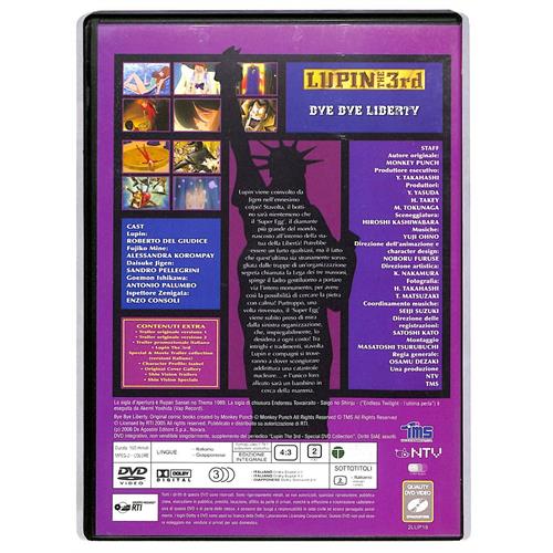 EBOND Lupin The 3rd. Bye Bye Liberty Editoriale DVD DB741112