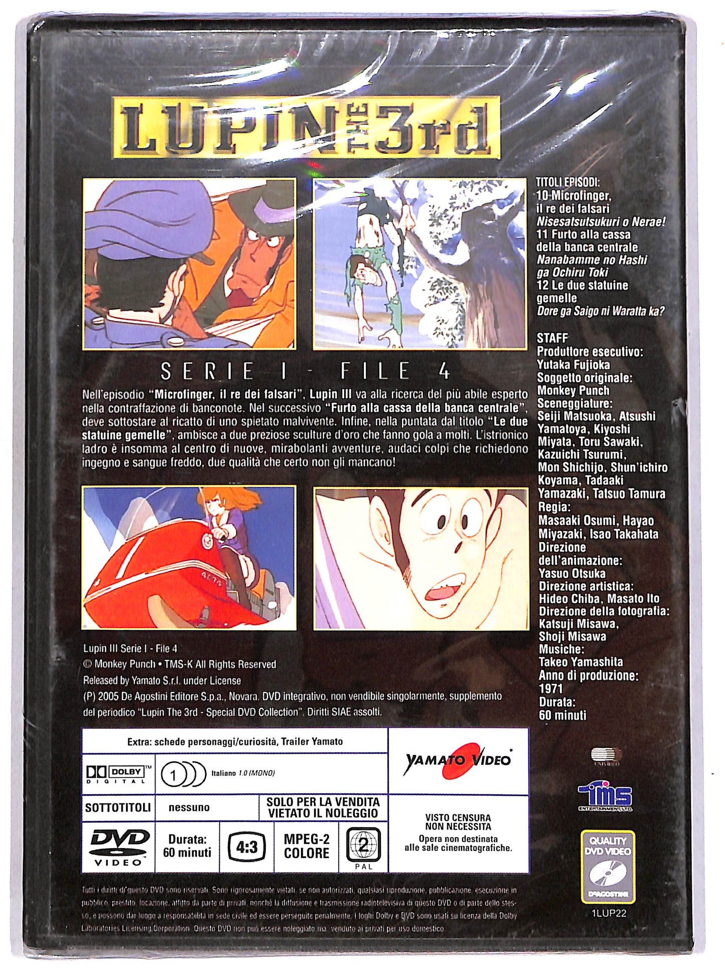EBOND Lupin the 3rd - Serie 1 - File 4 (Eps. 10-12) DVD DB741114