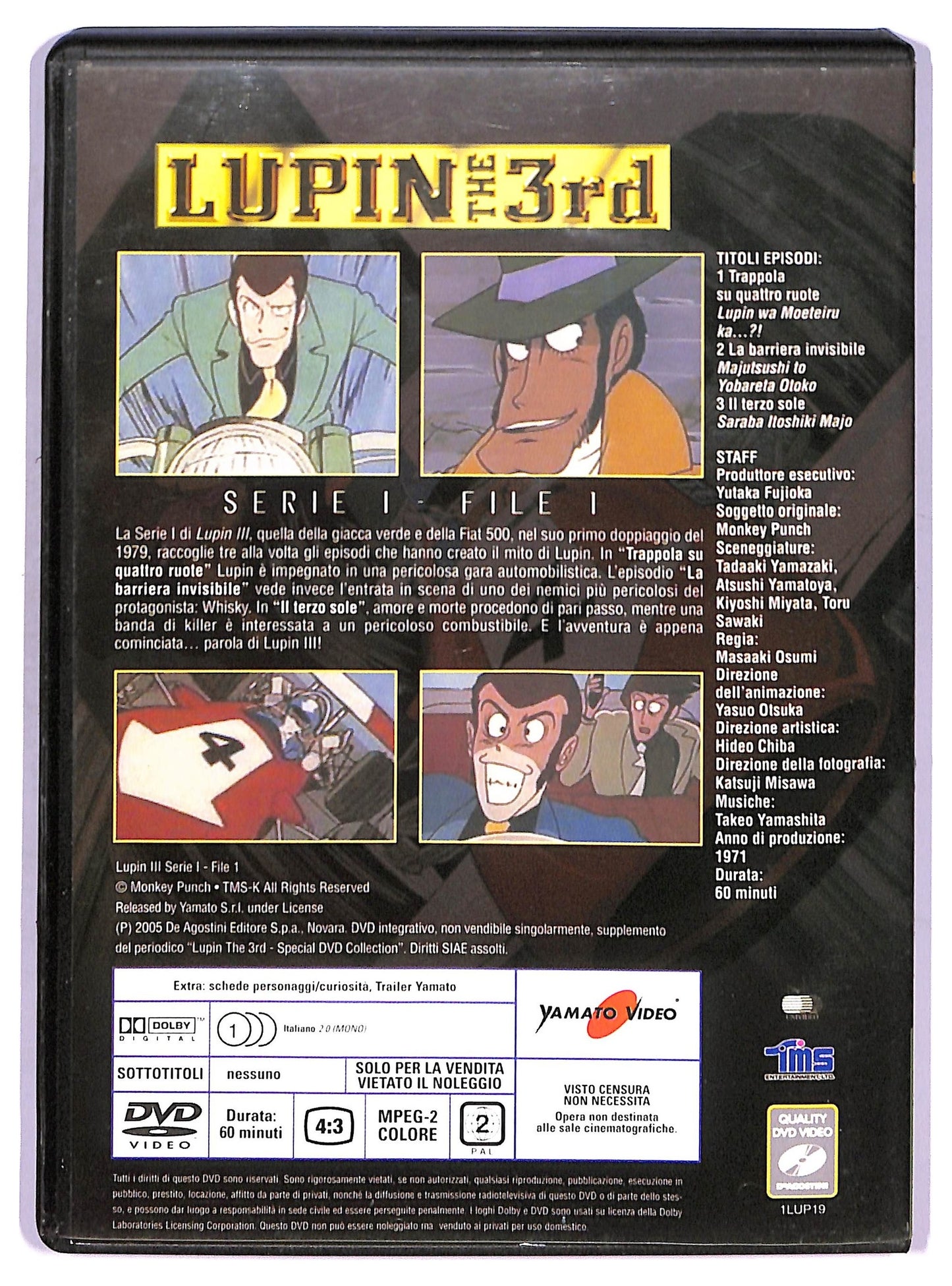 EBOND Lupin The 3rd - Serie I File 1 EDITORIALE DVD DB741117