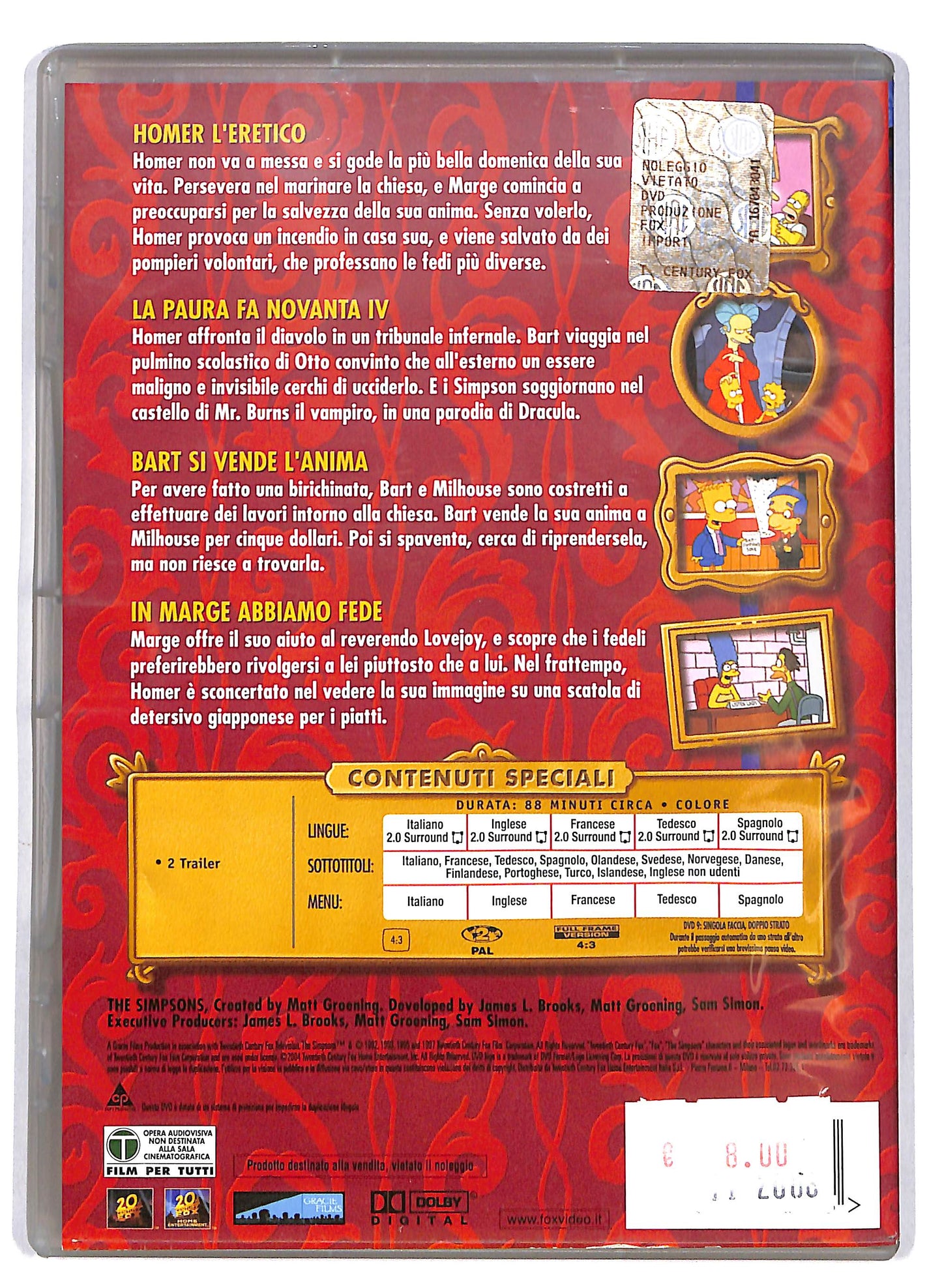 EBOND I Simpson Inferno e paradiso DVD DB741121