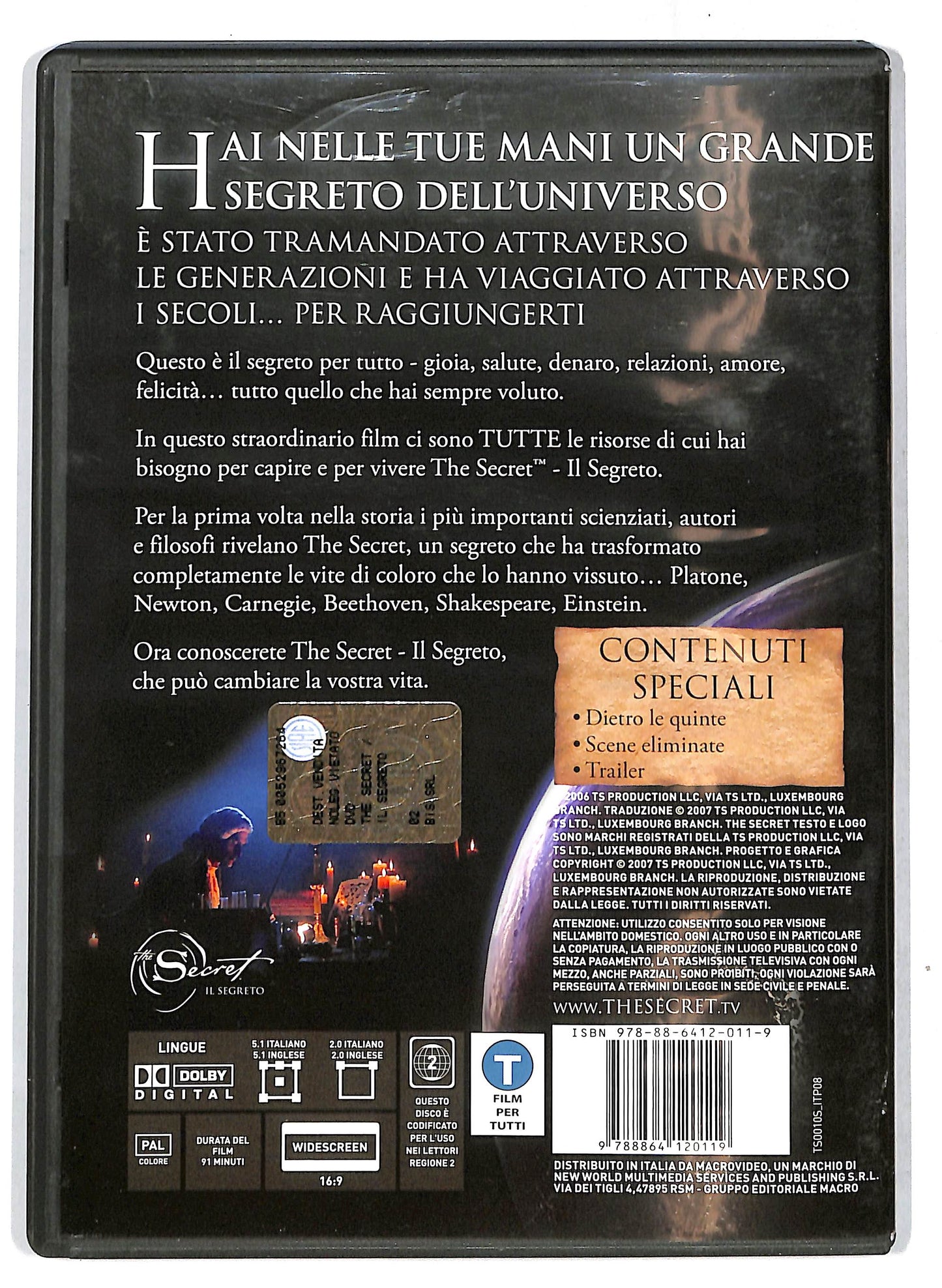 EBOND The secret - Il segreto DVD DB741434