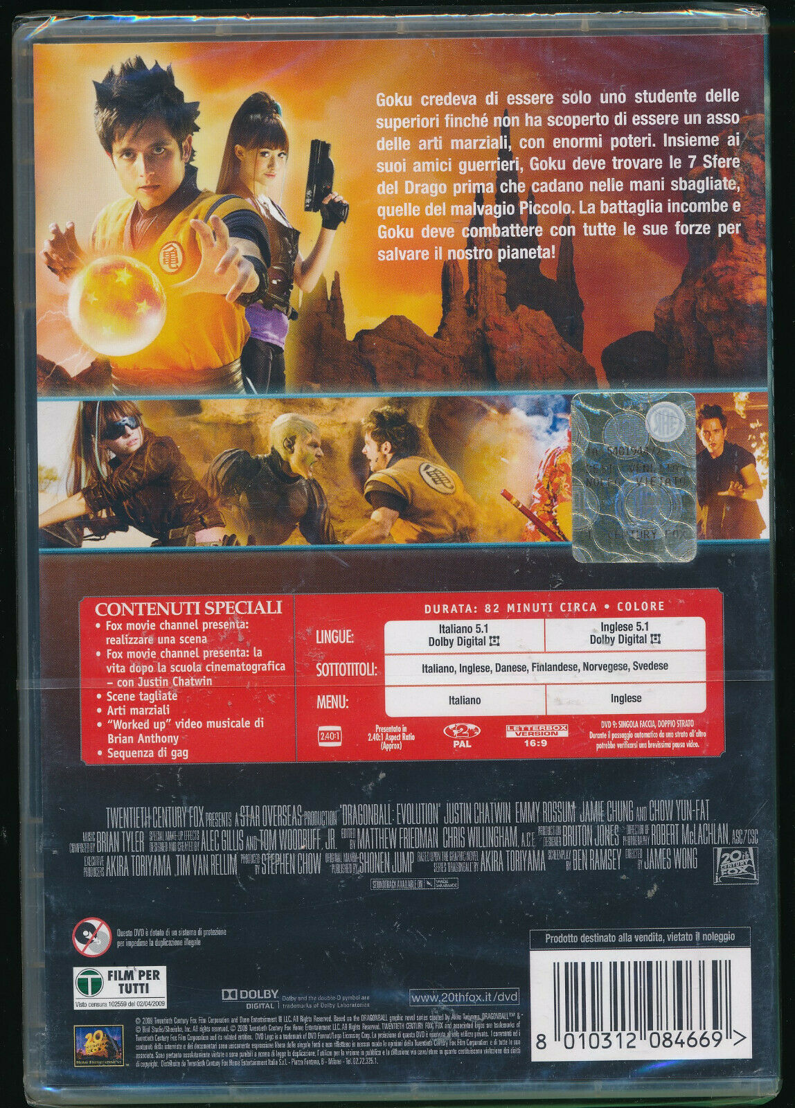 EBOND Dragonball Evolution DVD DB741451