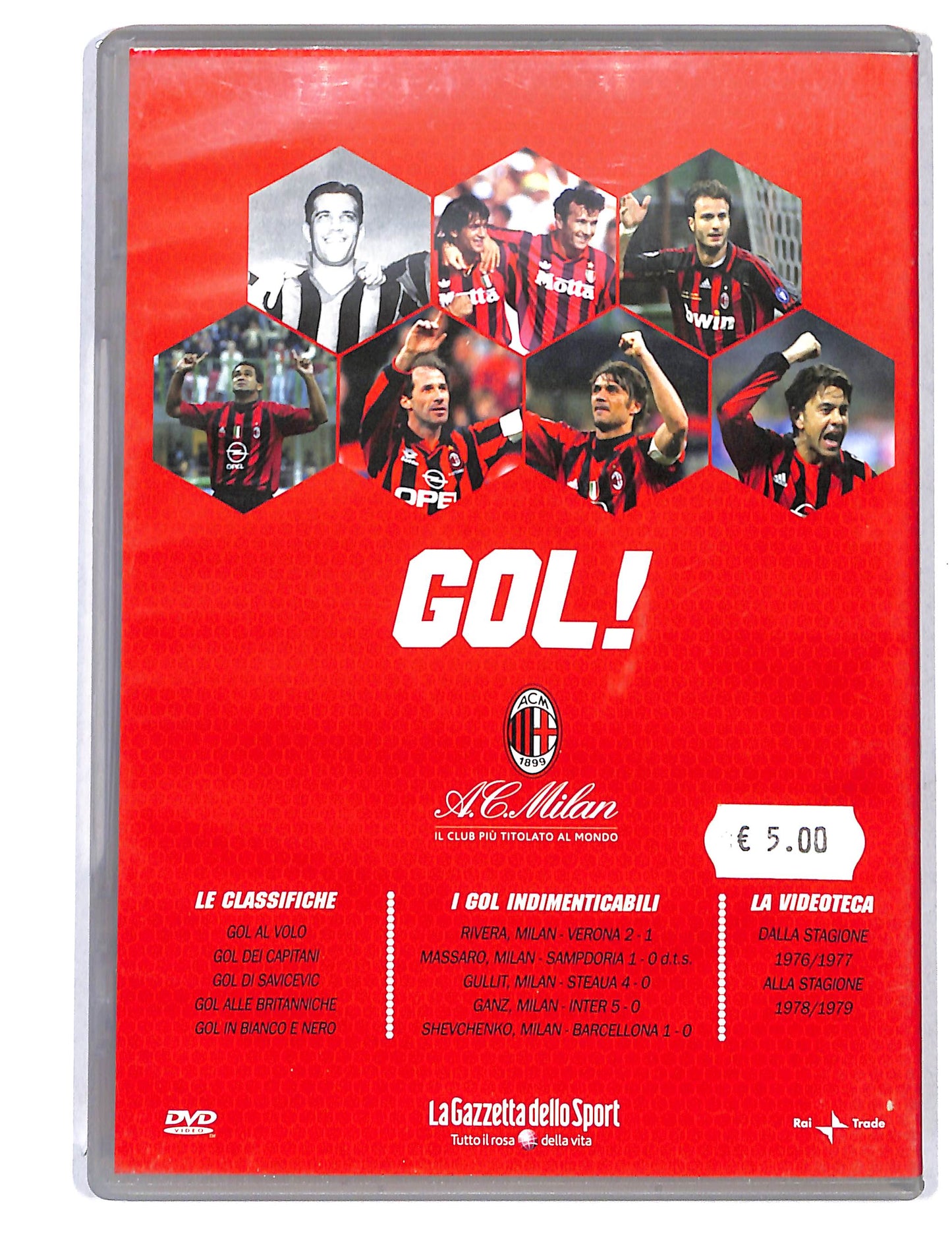 EBOND Goal! da Rivera a kaka i 3000 gol del Milan vol.6 DVD DB741817