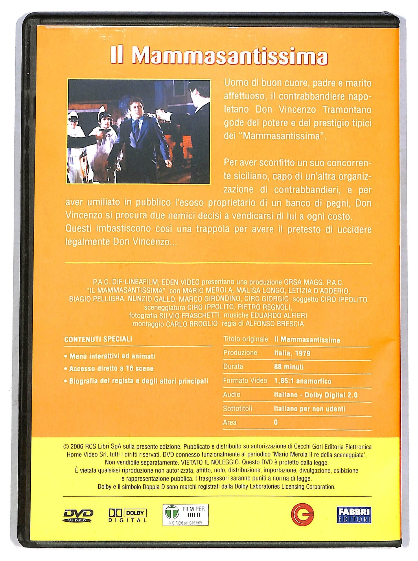 EBOND Mario Meerola Sceneggiata - Il mammasantissima EDITORIALE DVD DB741824