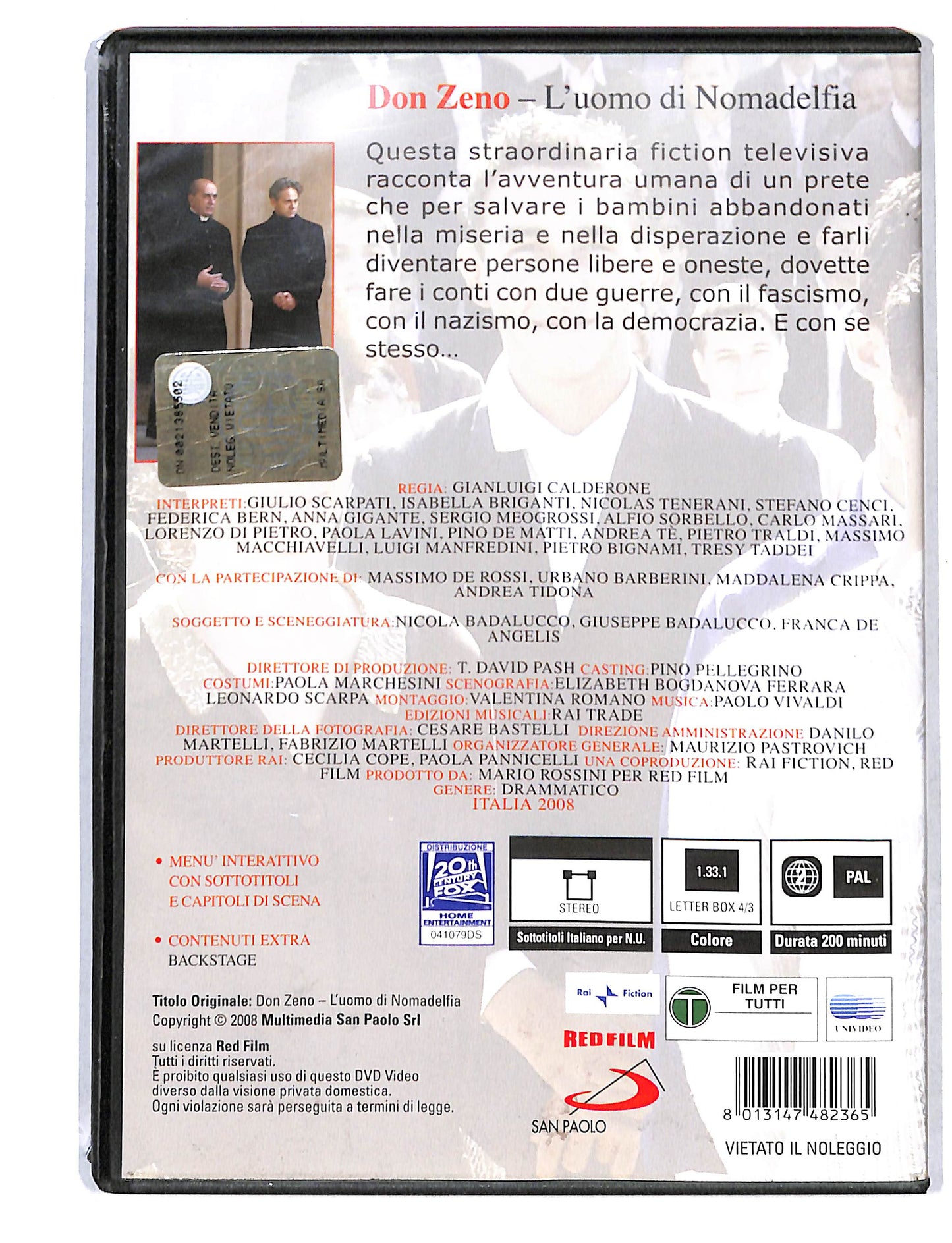 EBOND Don Zeno L'uomo di Nomadelfia EDITORIALE DVD DB741827