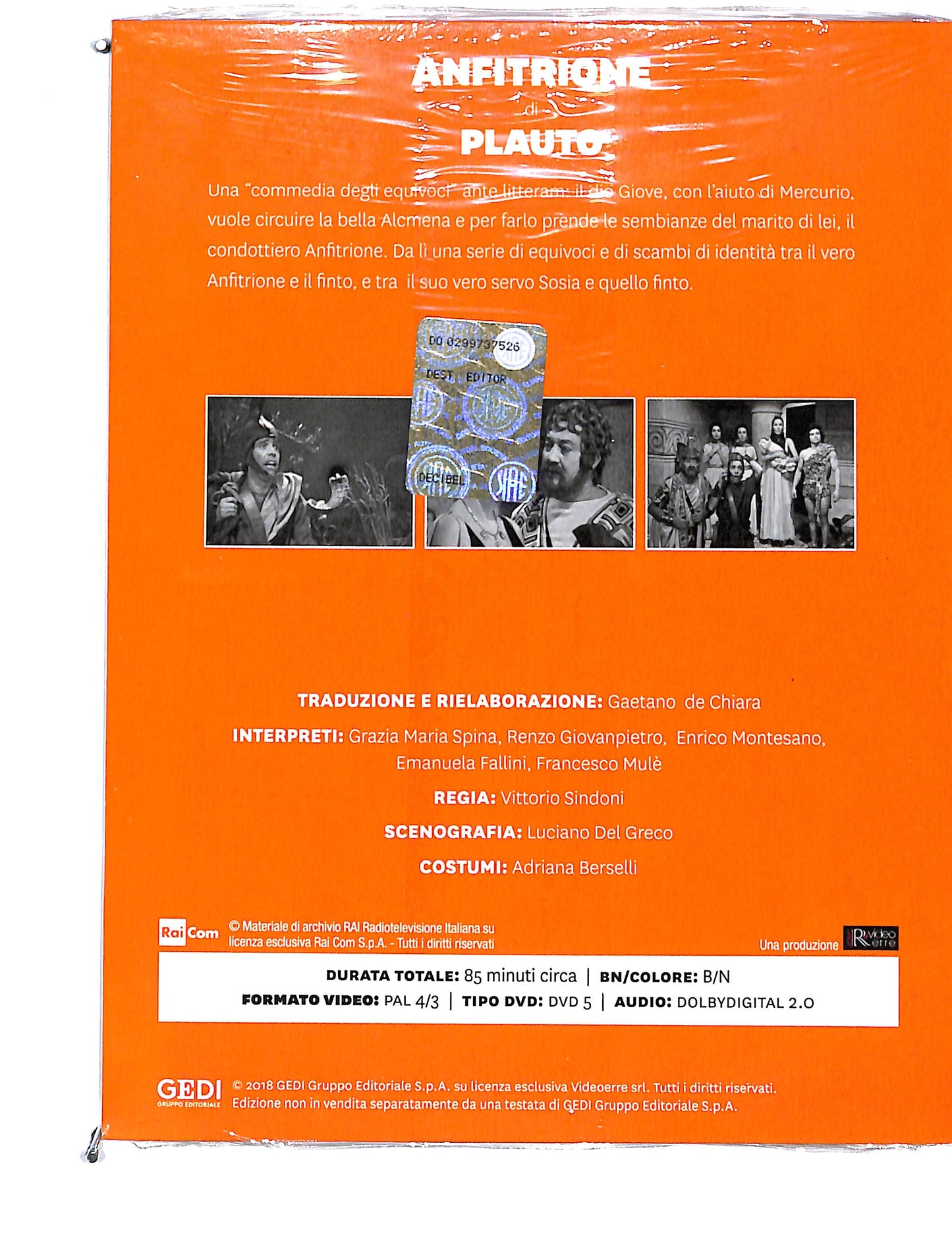 EBOND Plauto Anfitrione vol.4 EDITORIALE DVD DB741836