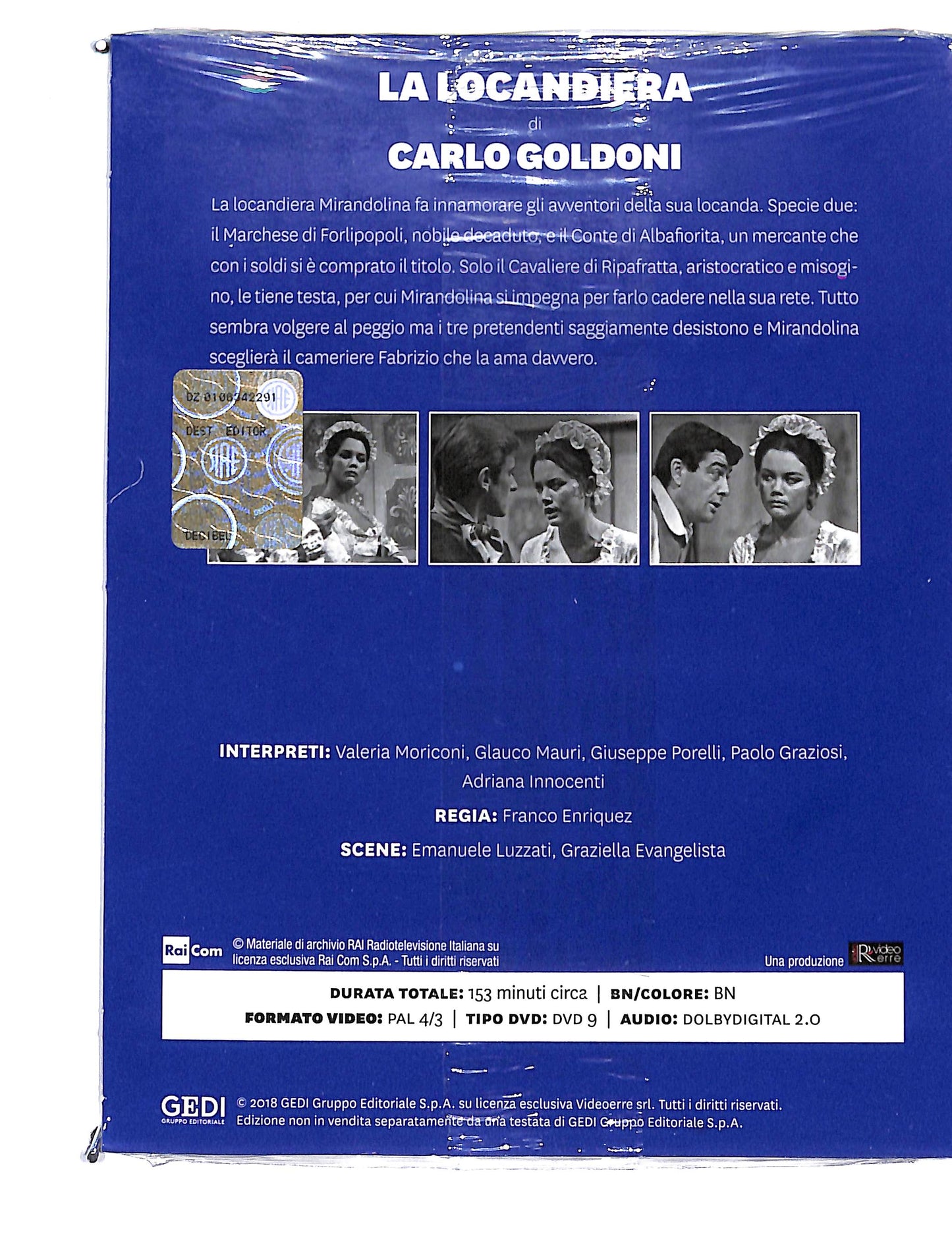 EBOND Carlo Goldoni la locandiera vol.6 EDITORIALE DVD DB741837