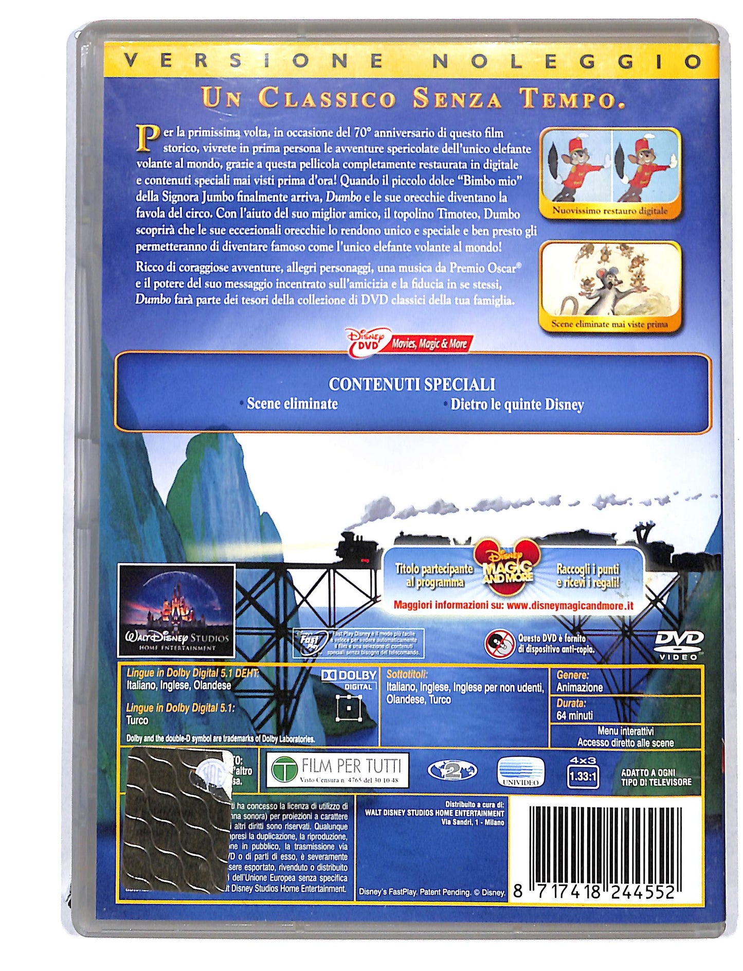 EBOND Dumbo NOLEGGIO DVD DB741844