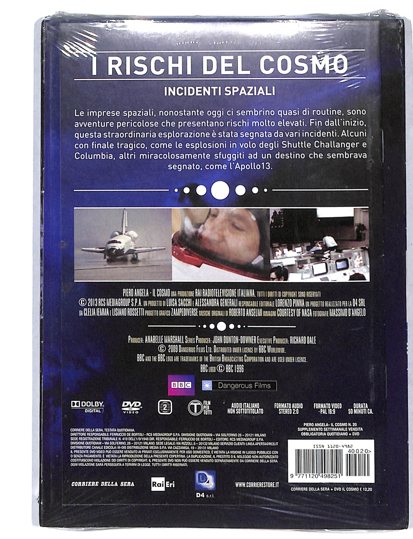 EBOND Il Cosmo vol.20 I rischi del cosmo EDITORIALE DVD DB741852