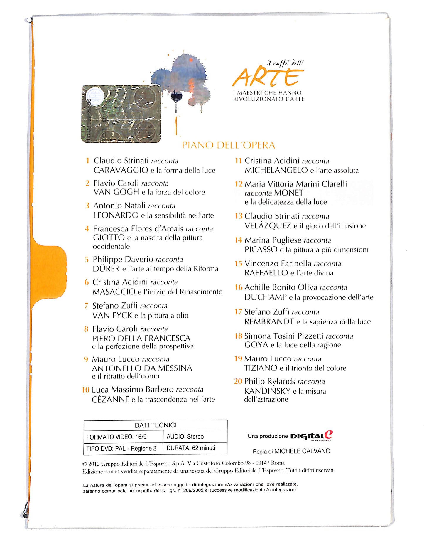 EBOND Il Caffe dell'arte vol.12 Clarelli racconta Monet DVD DB741859