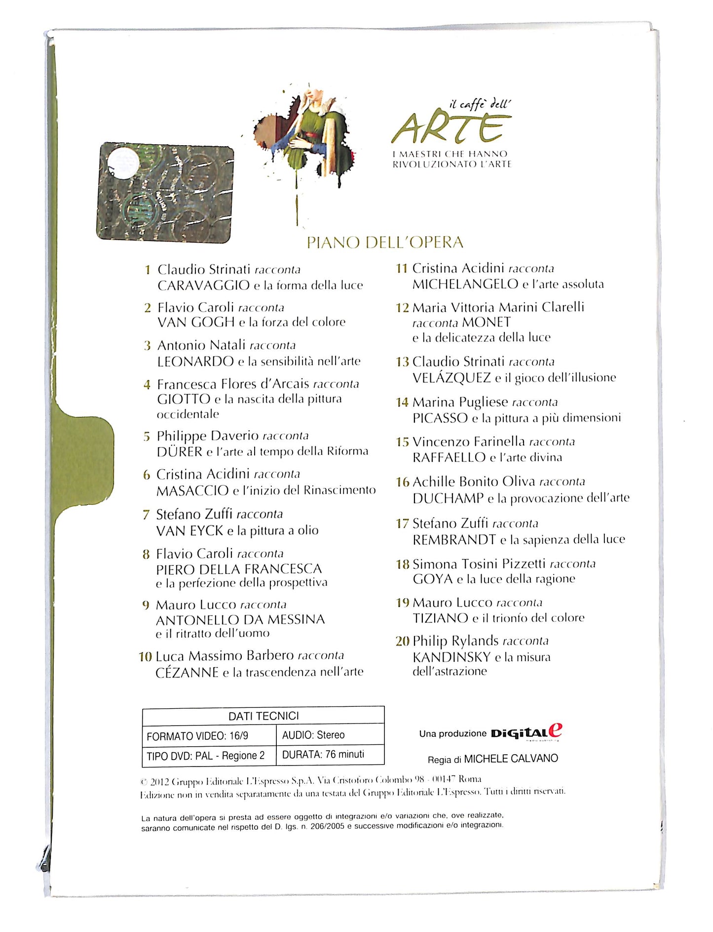 EBOND Il Caffe dell'arte vol.7 Zuffi racconta Van Eyck DVD DB741862