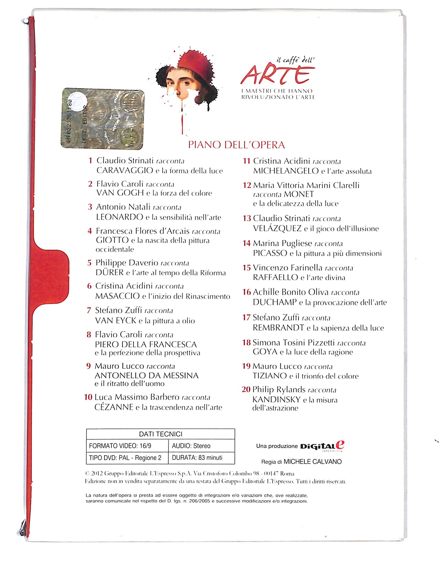 EBOND Il Caffe dell'arte vol.9 Lucco racconta Antonello da Messina DVD DB741865
